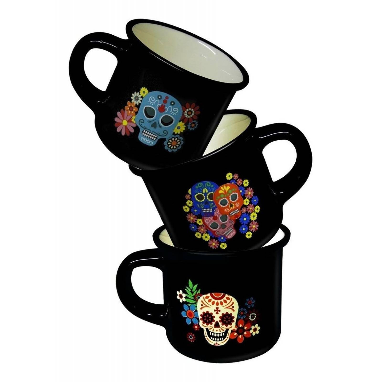 Tequilero Mojito 3 Pzs Mini Tazas Vodka Mezcal Cafe Expresso