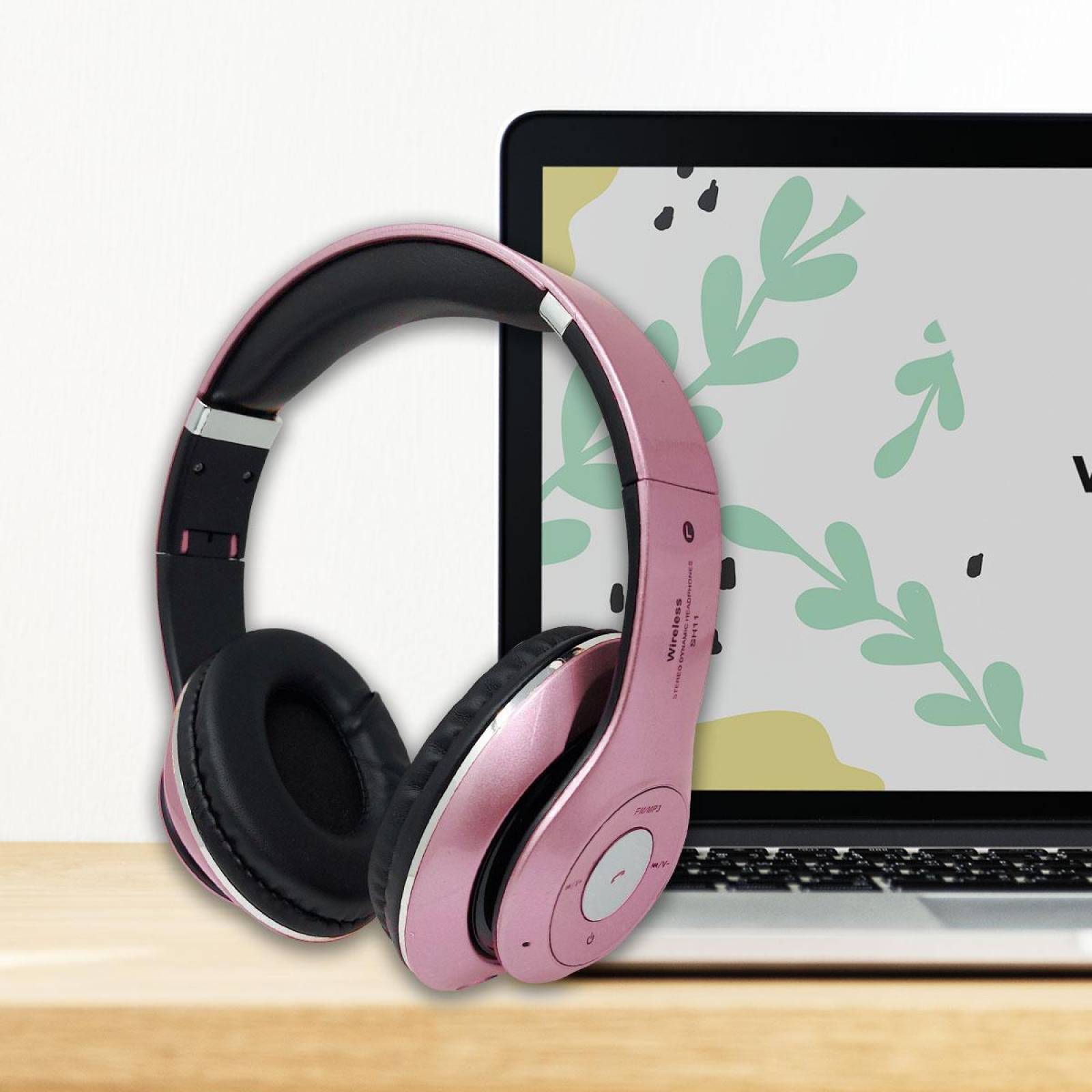 Audifonos Diadema Bluetooth Mp3 Fm Micro Sd Auxiliar Estándar