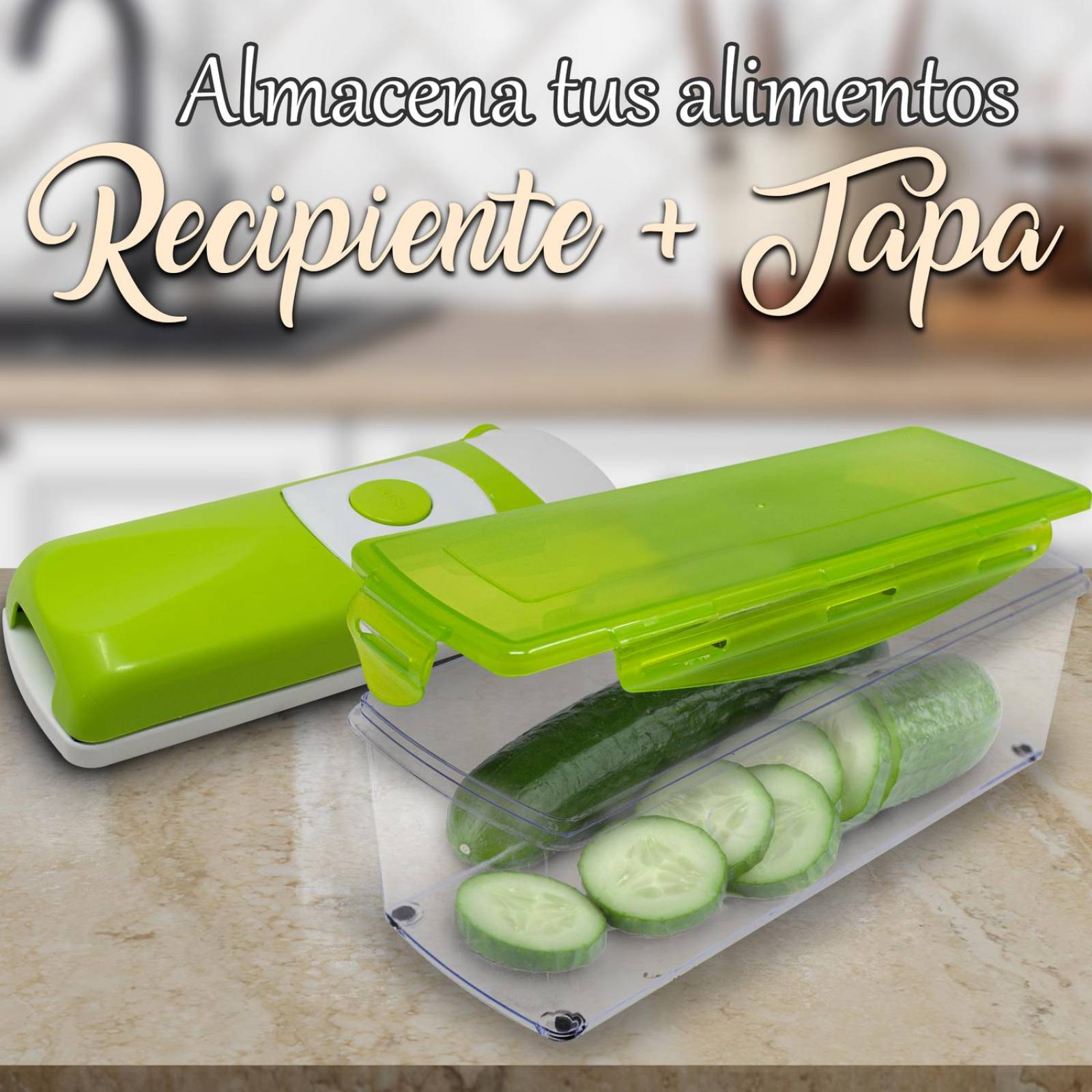Cortador Rallador Rebanador De Verduras 7 En 1 Tipo Slicer 