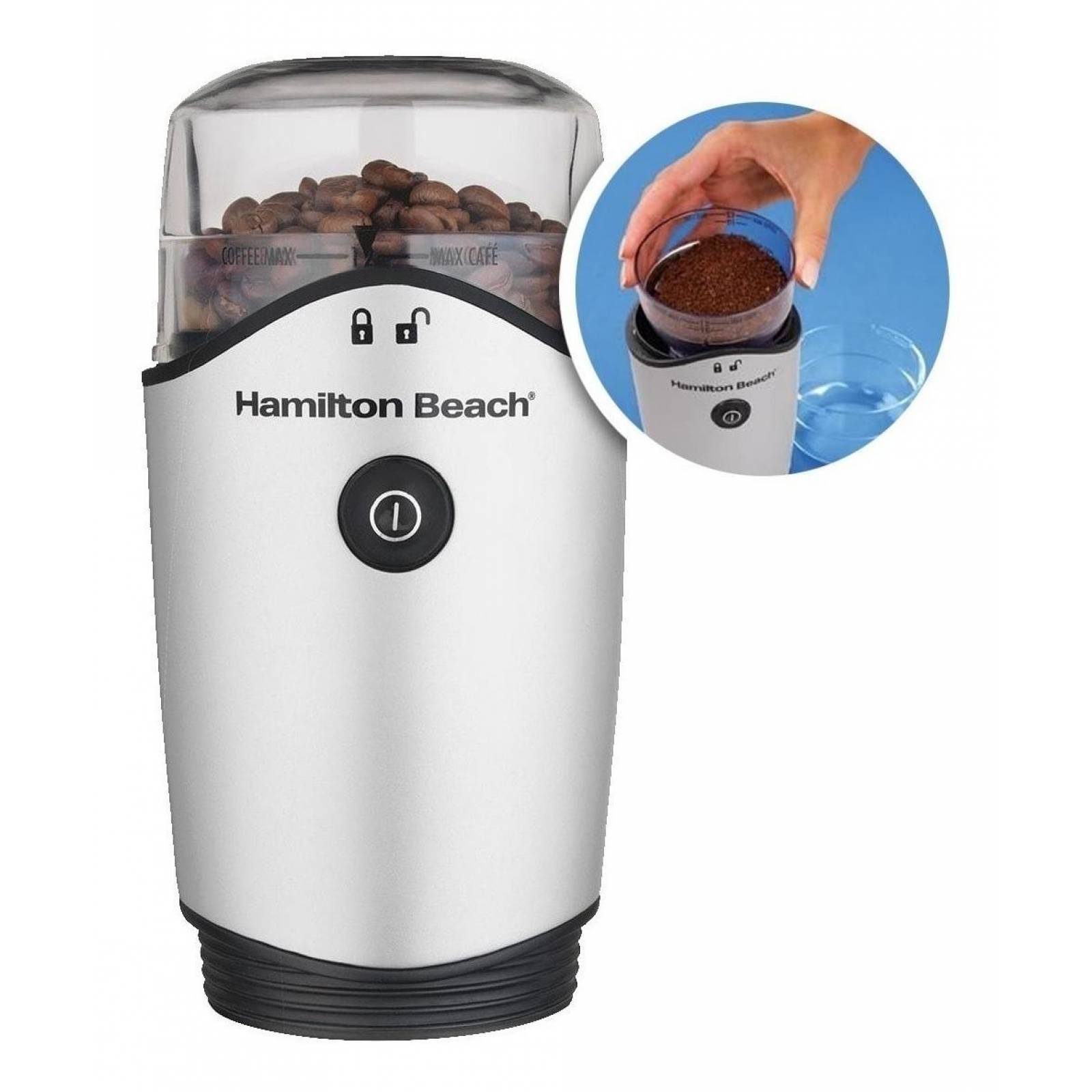 Molino De Cafe Y Especias Hamilton Beach 12 Tazas 80350r 