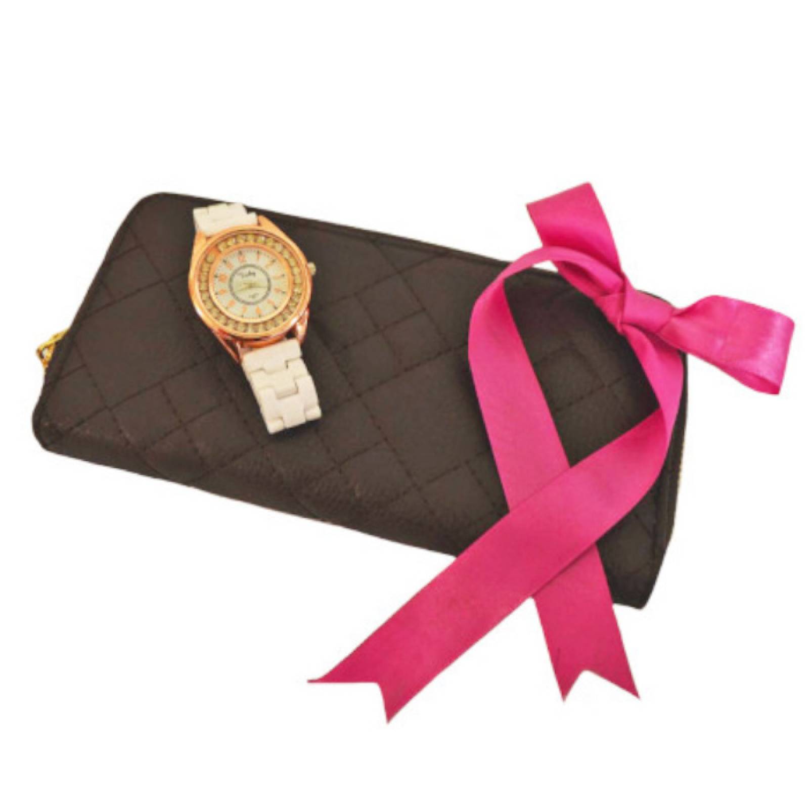 Reloj análogo de Cerámica blanca para dama Louise Michelle modelo CERA0022