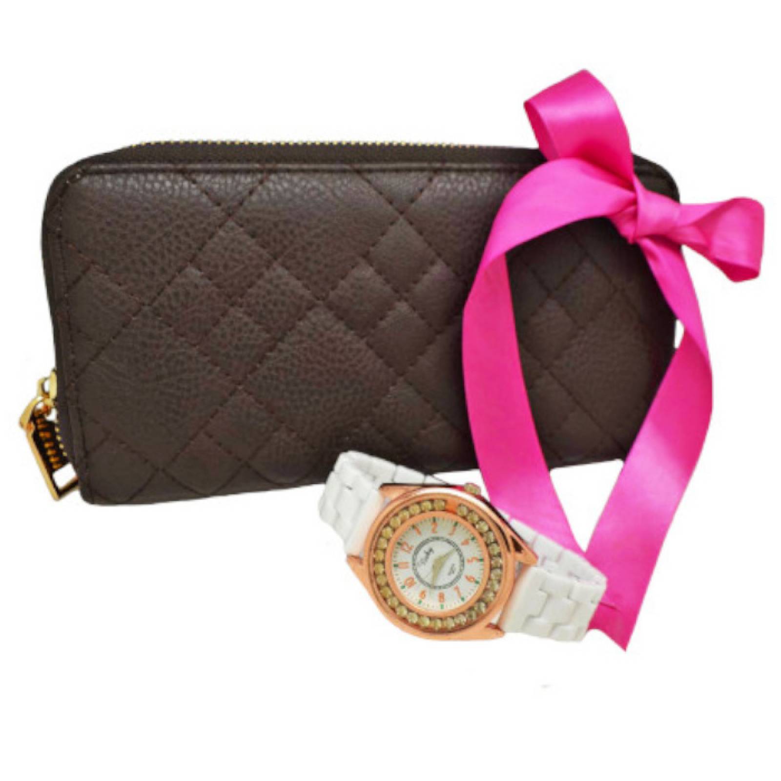 Reloj análogo de Cerámica blanca para dama Louise Michelle modelo CERA0022