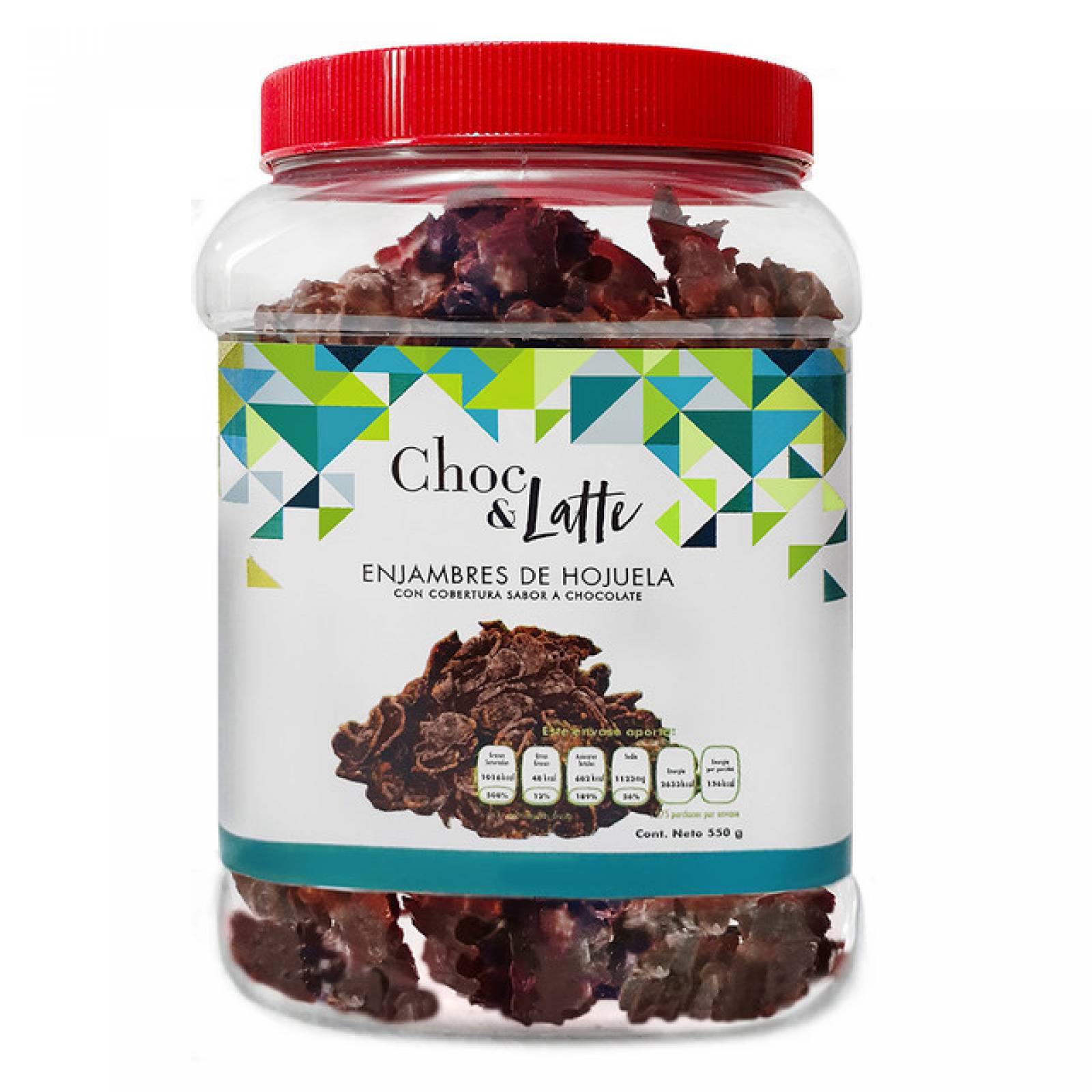 Enjambre de Hojuela Cubierto de Chocolate, CHOC AND LATTE, Vitorlero 550g