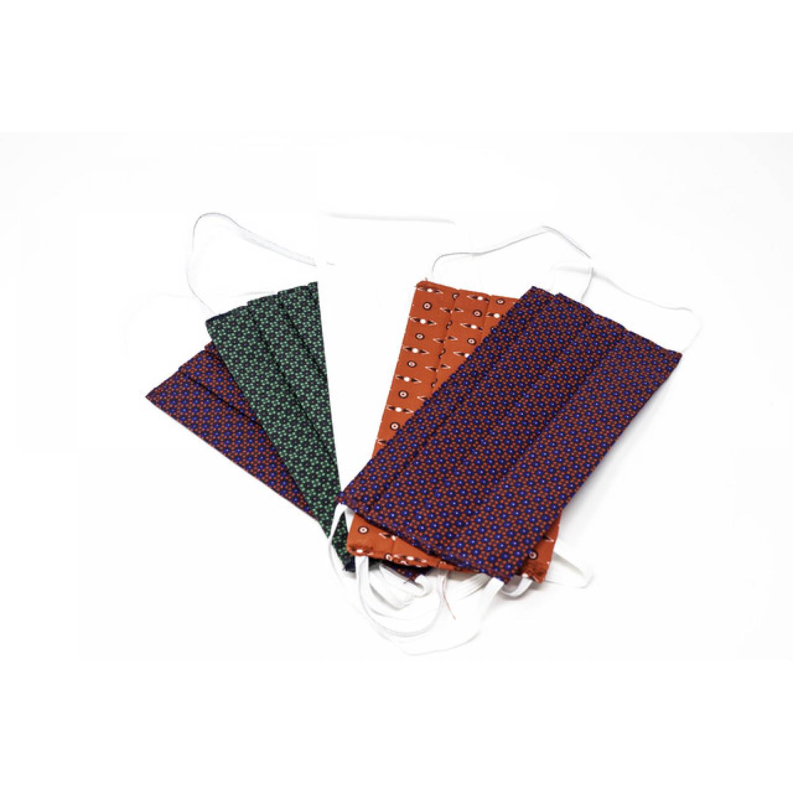 Cubrebocas de Tela estampada, lavable y reutilizable 1 - Paquete de 20 