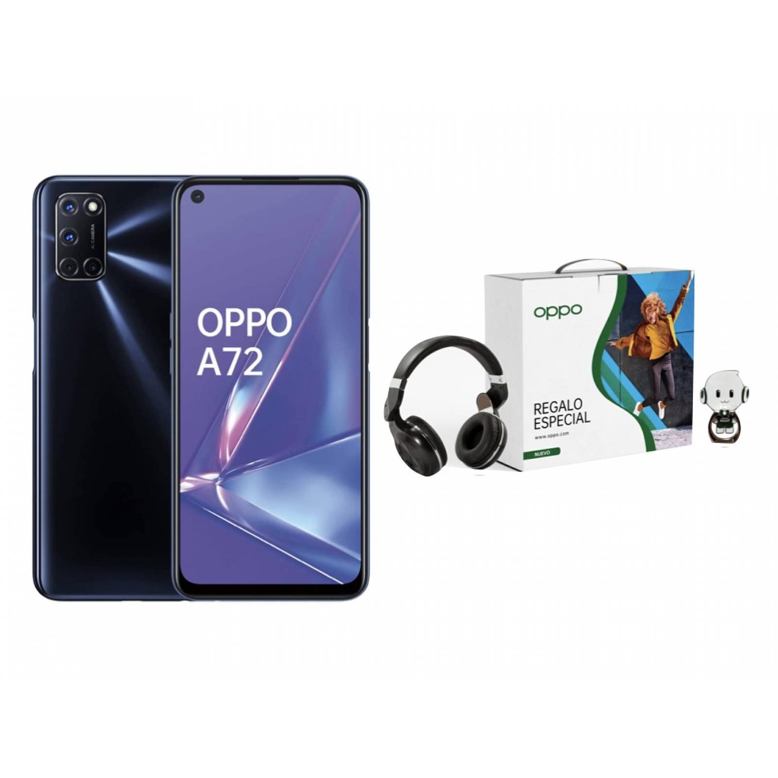 Oppo A72 4gb   128gb Negro Dual Sim
