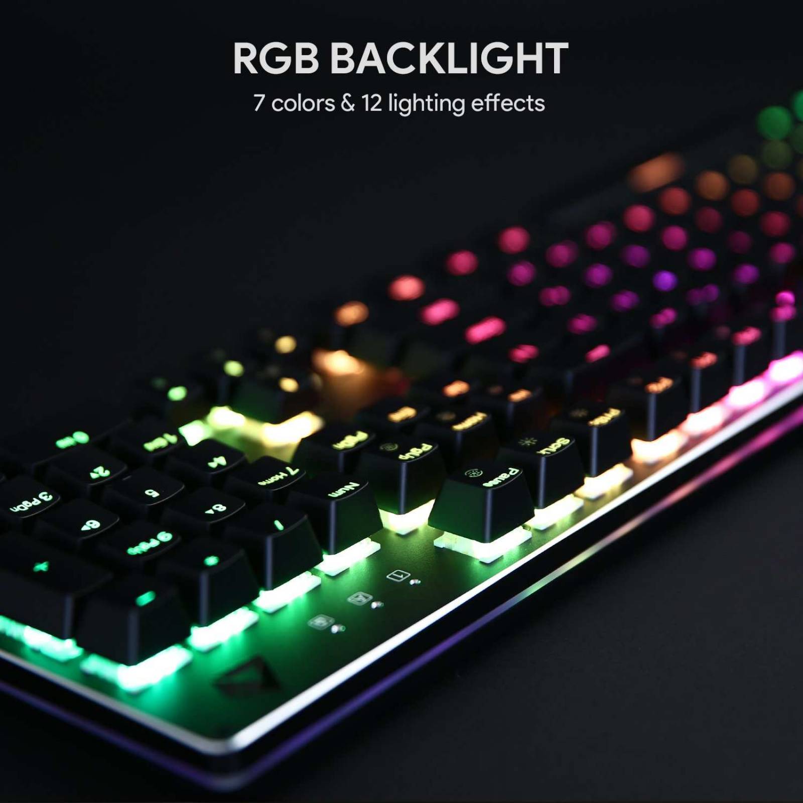 Aukey Teclaro Gamer KM G12 RGB Iluminado programable