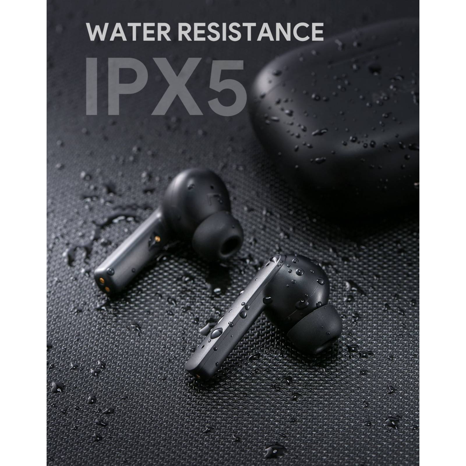 Audífonos Aukey Cancelación de Ruido IPX5 Batería 35hrs