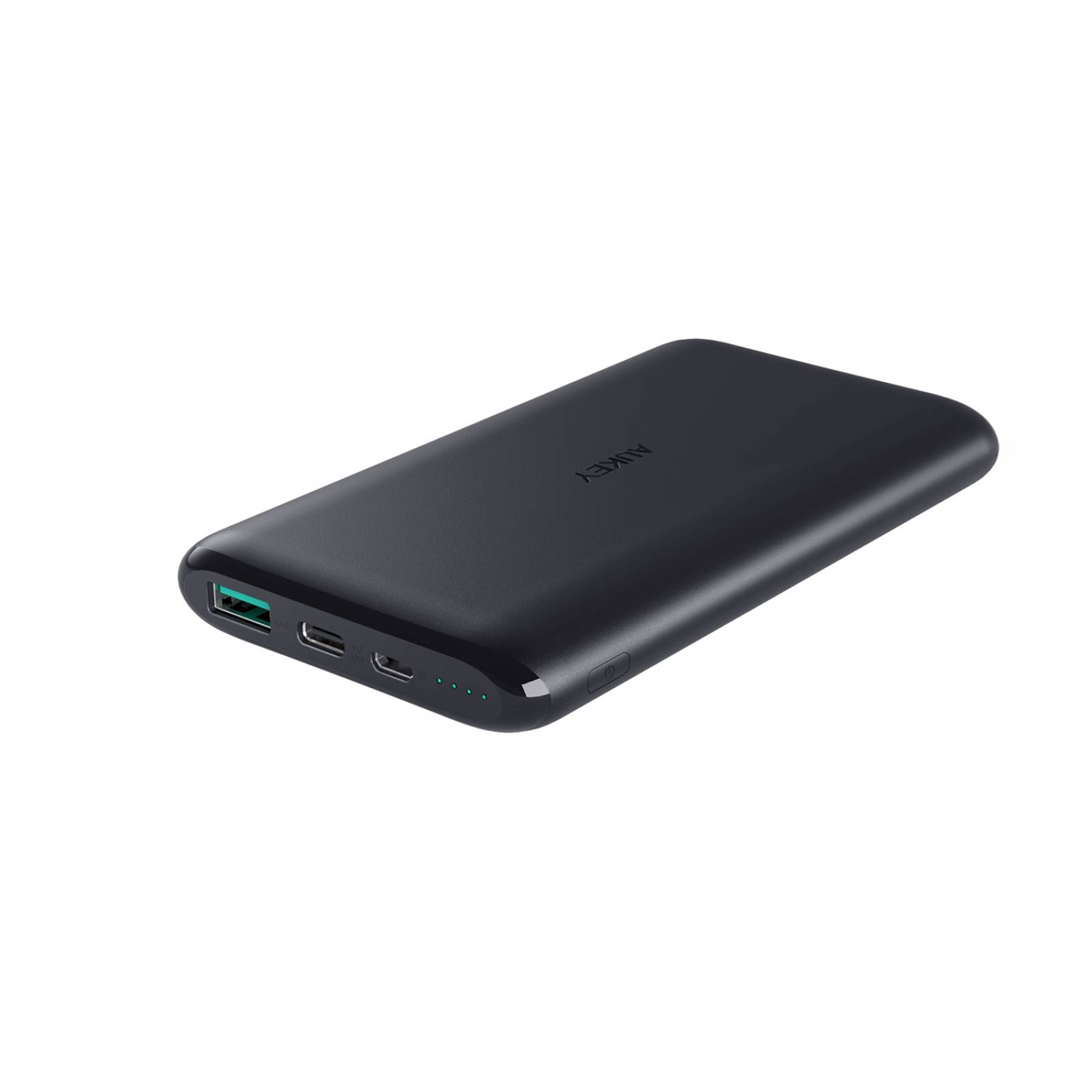 Batería Portátil Aukey 10,000mAh 15W USB-A/USB-C/Micro-USB Negro PB-XN10