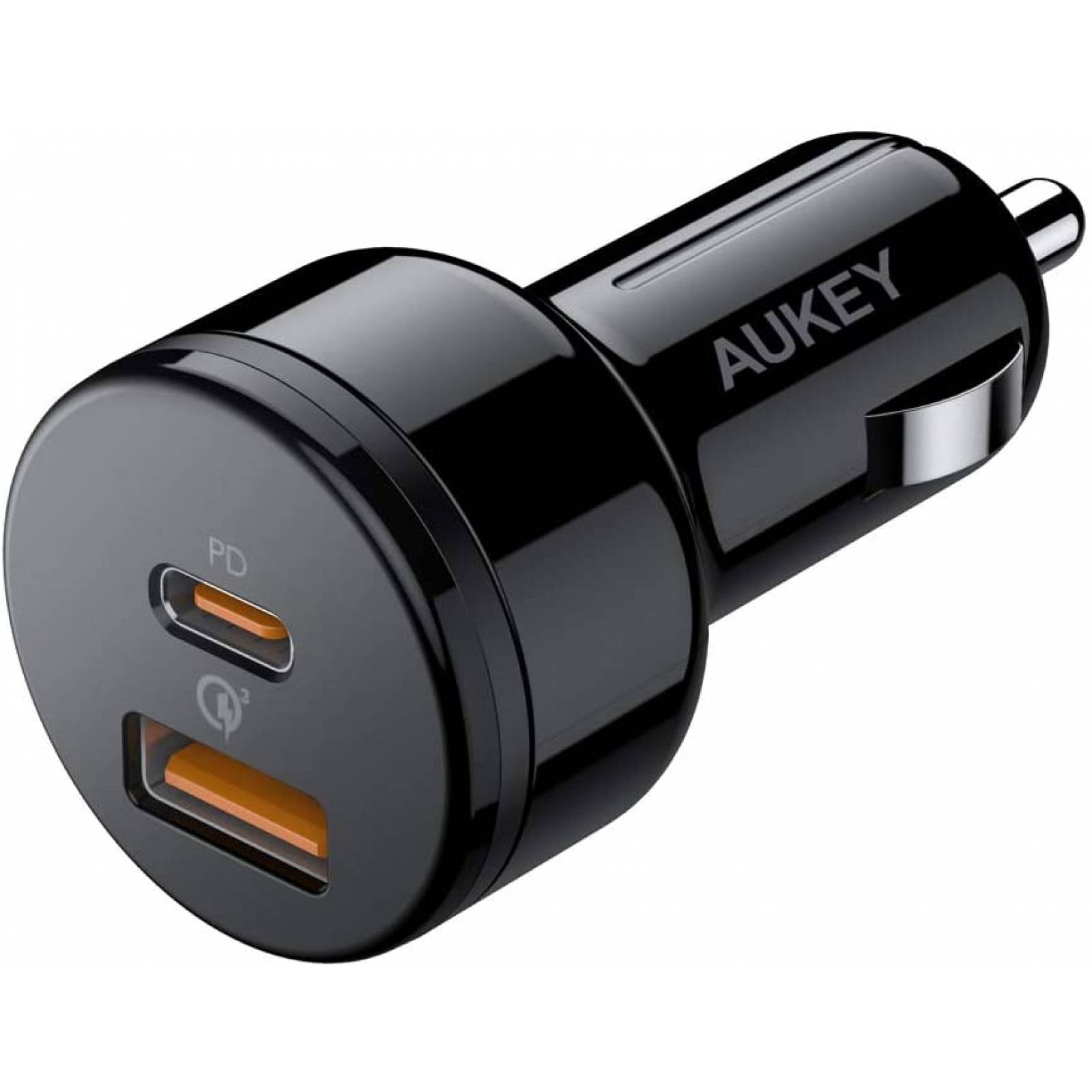 Cargador Auto Aukey USB A USB C 36W C Y18