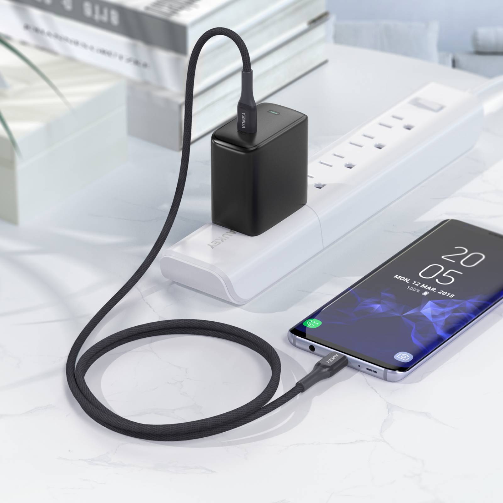 Cable Aukey Impulse Titan Kevlar USB C a USB C 12M CB AKC3