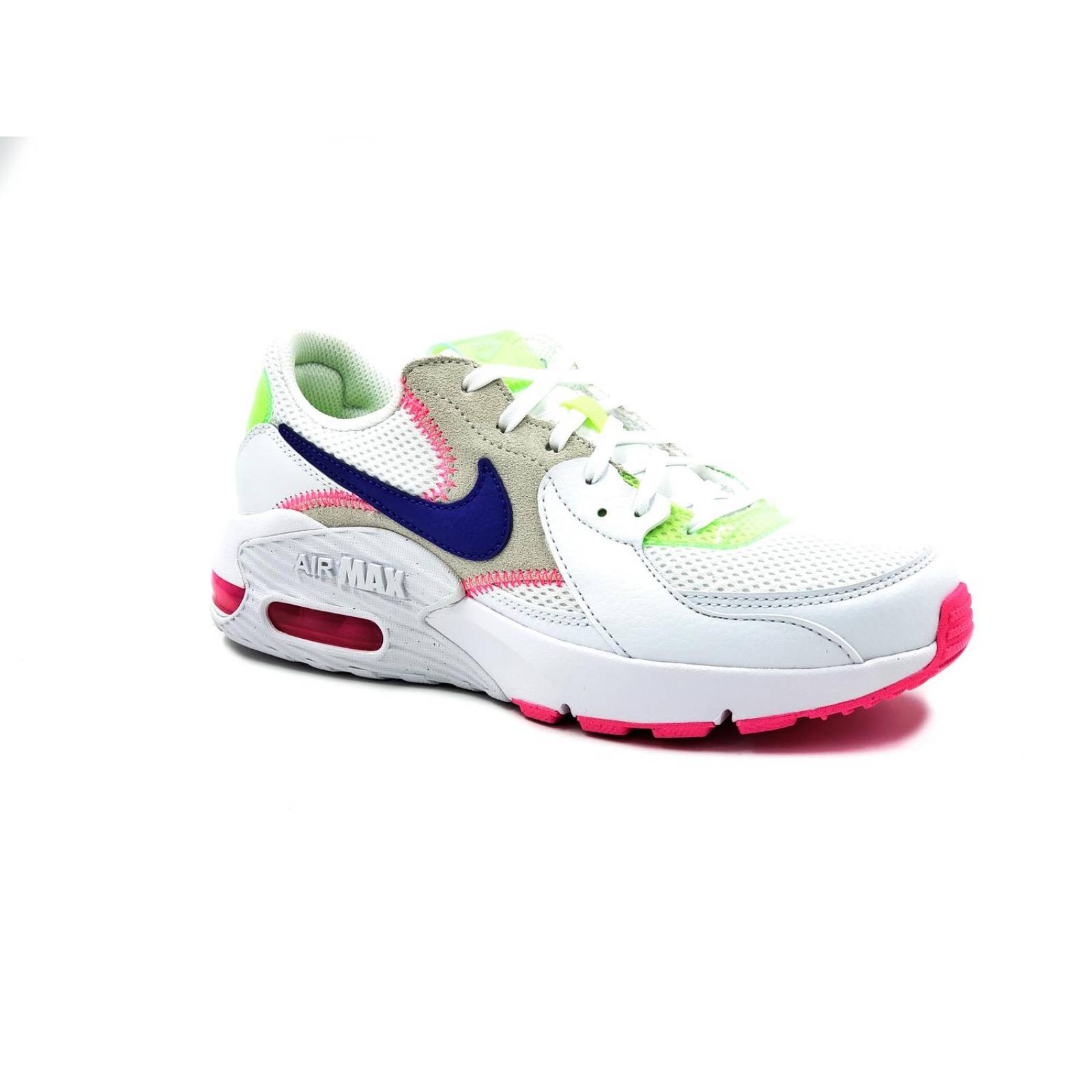 Tenis Nike Air Max Excee AMD DD2955100 Blanco/Verde-Mujer 