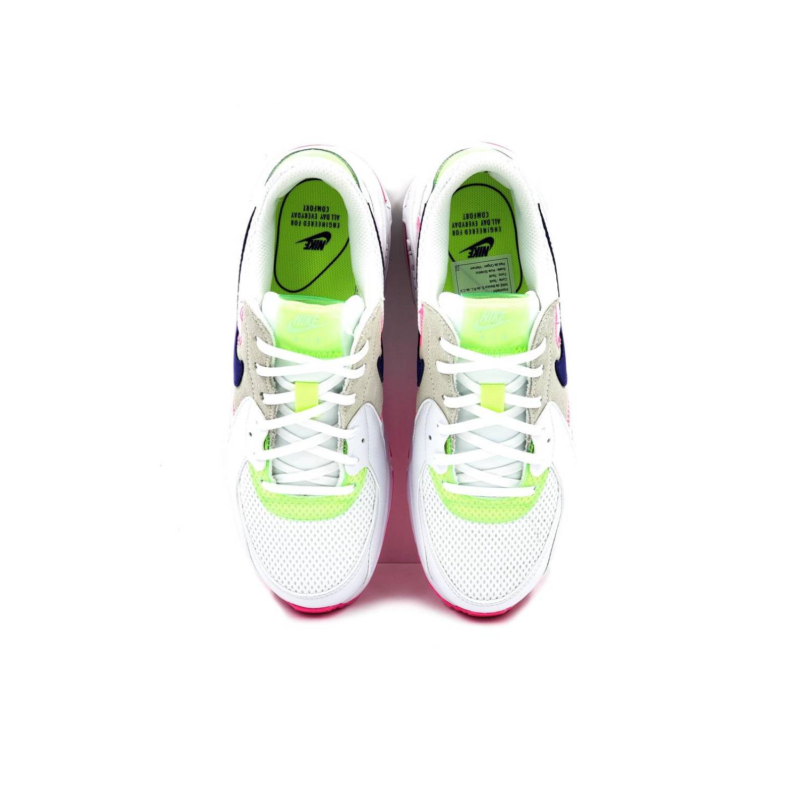 Tenis Nike Air Max Excee AMD DD2955100 Blanco/Verde-Mujer 