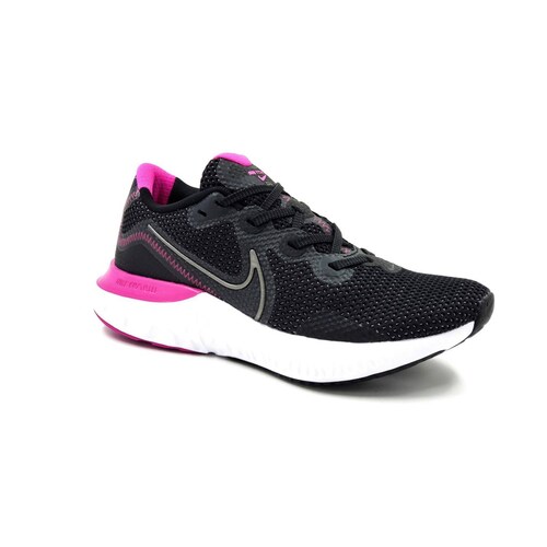 Tenis Nike Renew Run CK6360004 Negro/Rosa-Mujer 