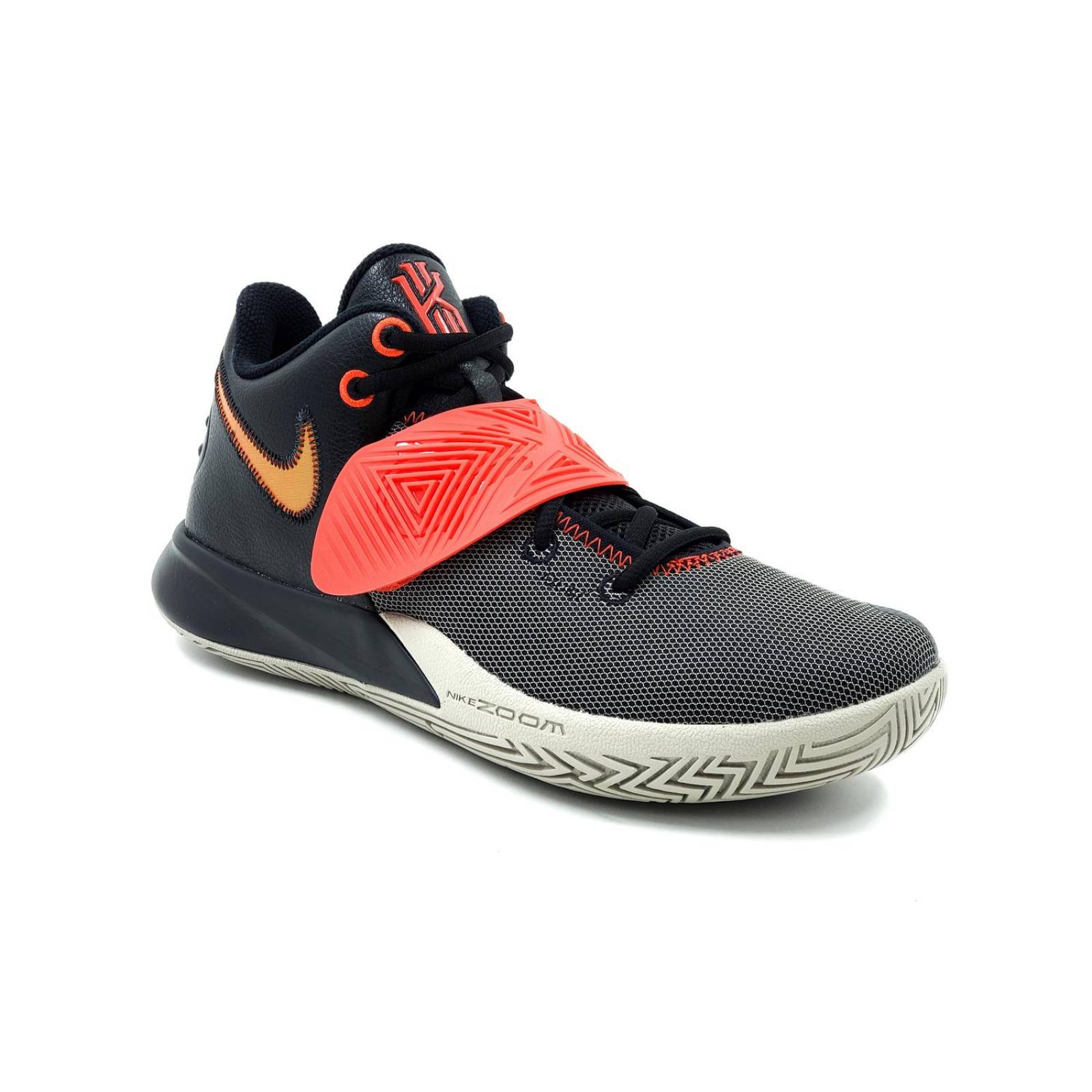 Tenis Nike Kyrie Flytrap III BQ3060011 Negro/Gris/Rojo Hombre 
