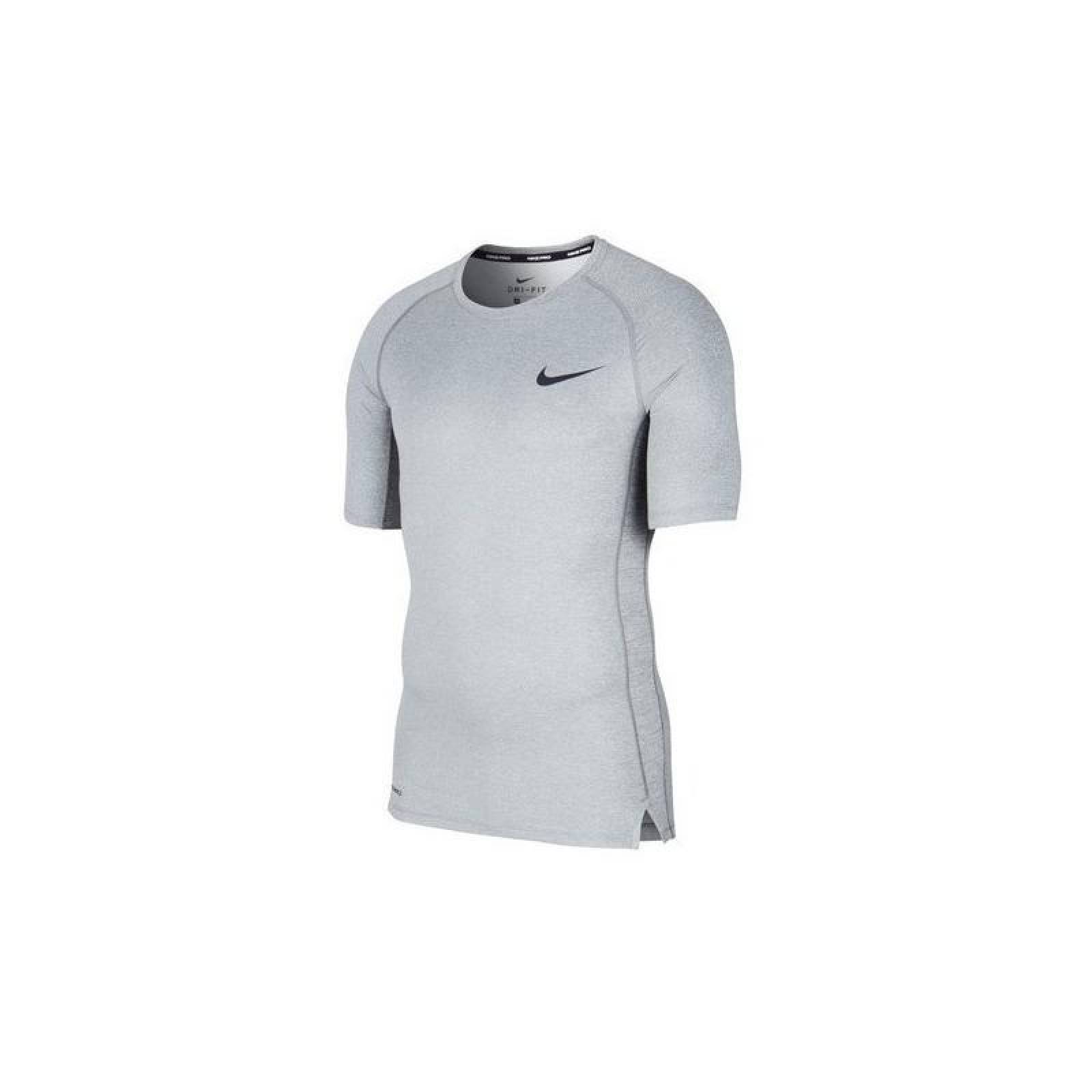 Playera Nike Pro Gris Par Hombre Bv5631-085/100% Original 
