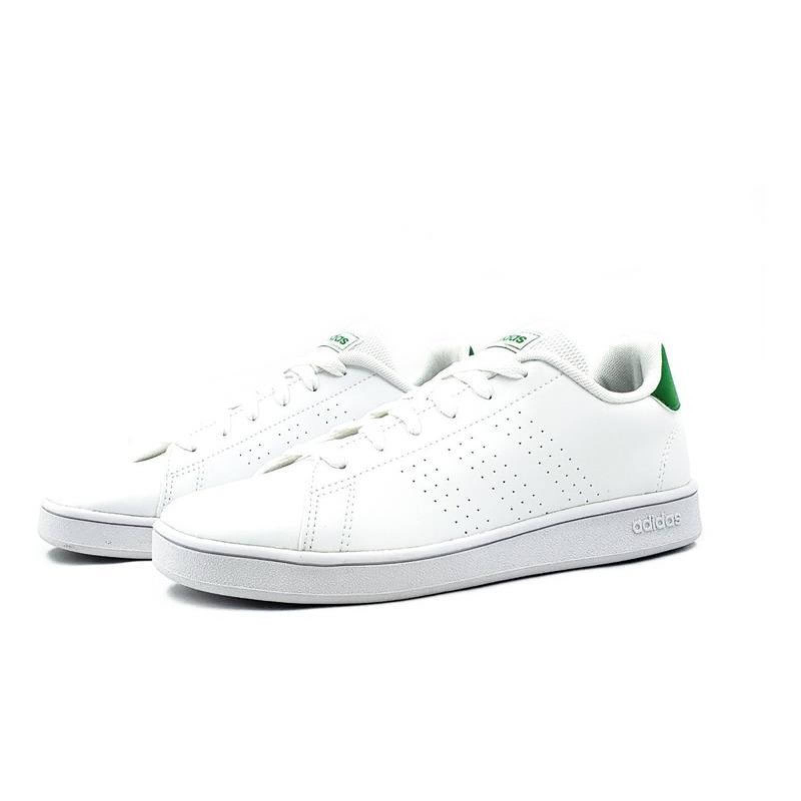 adidas Advantage Ef0213 Blanco- Verde Juvenil 
