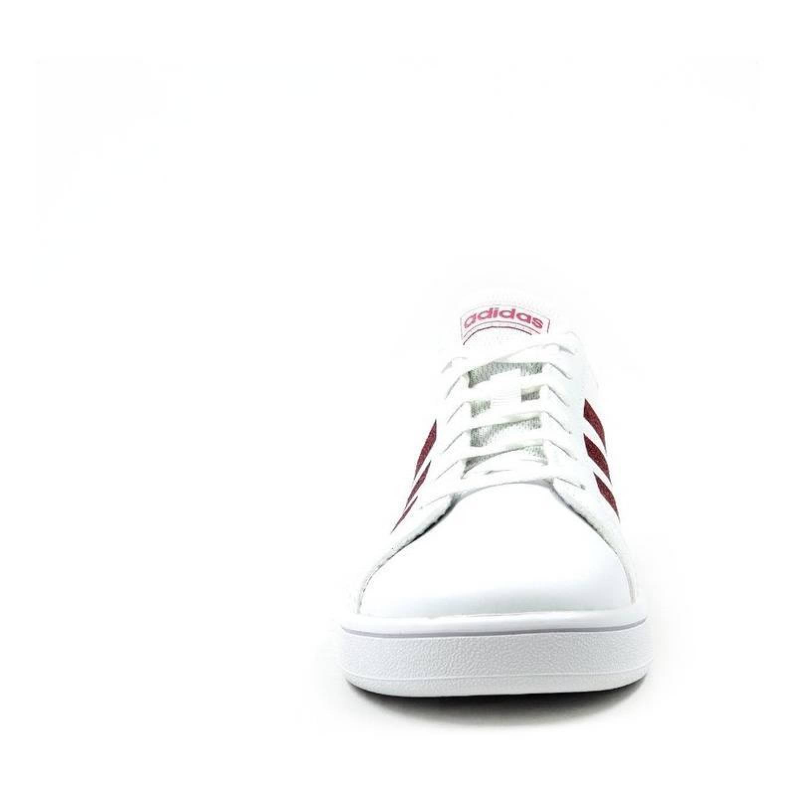 adidas Grand Courr K Eg5136 Blanco/rosa-mujer 