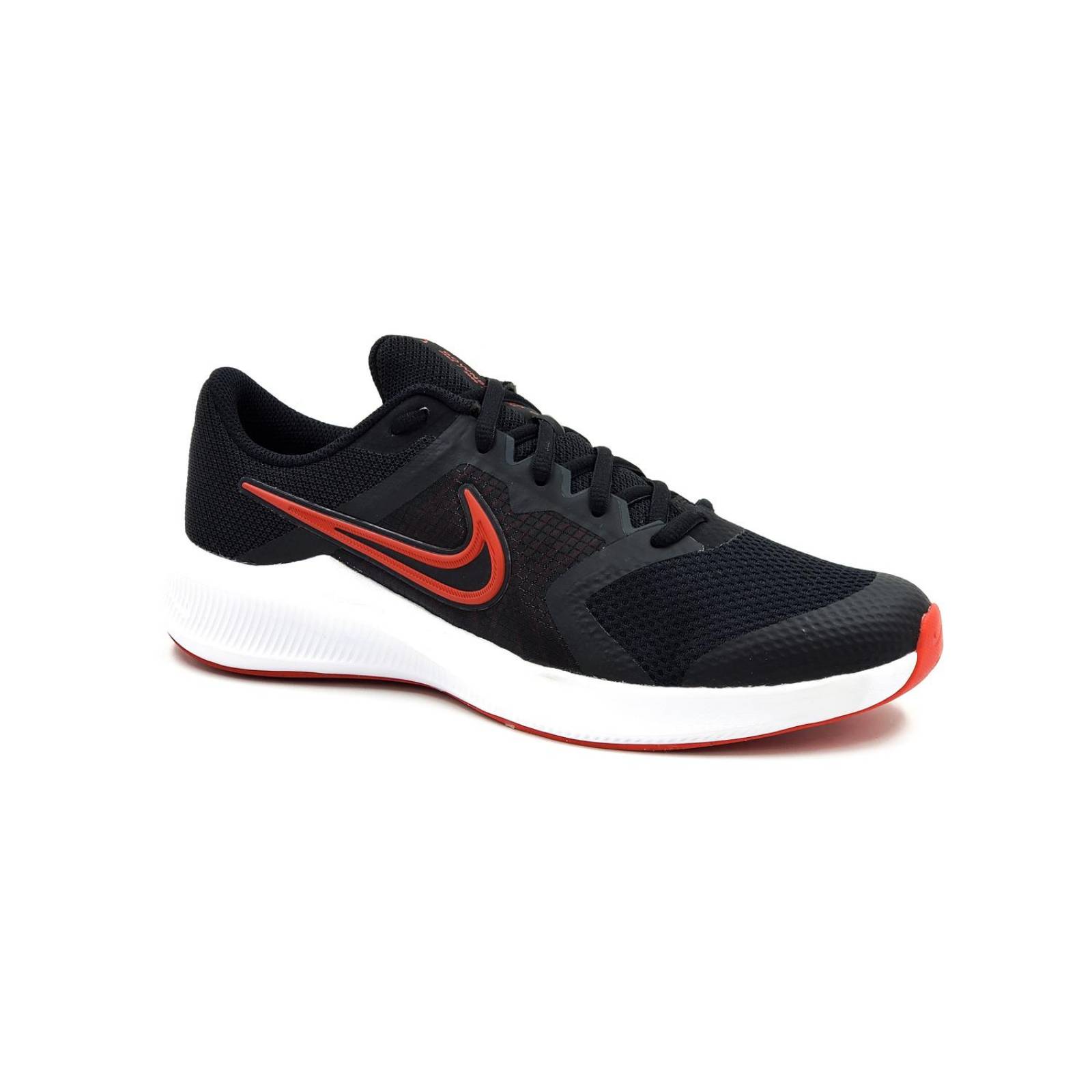 Tenis Nike Downshifter 11 CZ3949005 Negro/Rojo-Juvenil 