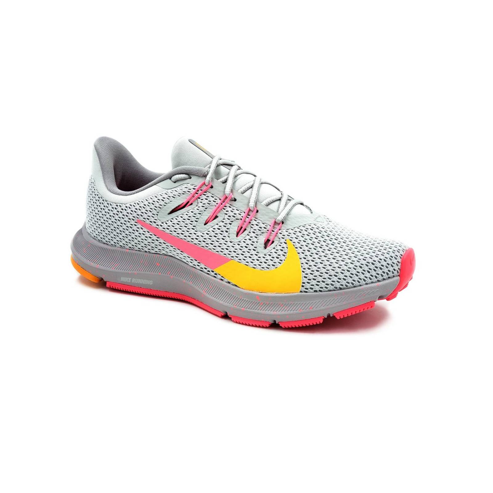Tenis Nike Quest 2 CU4827001 Gris/Rosa-Mujer 