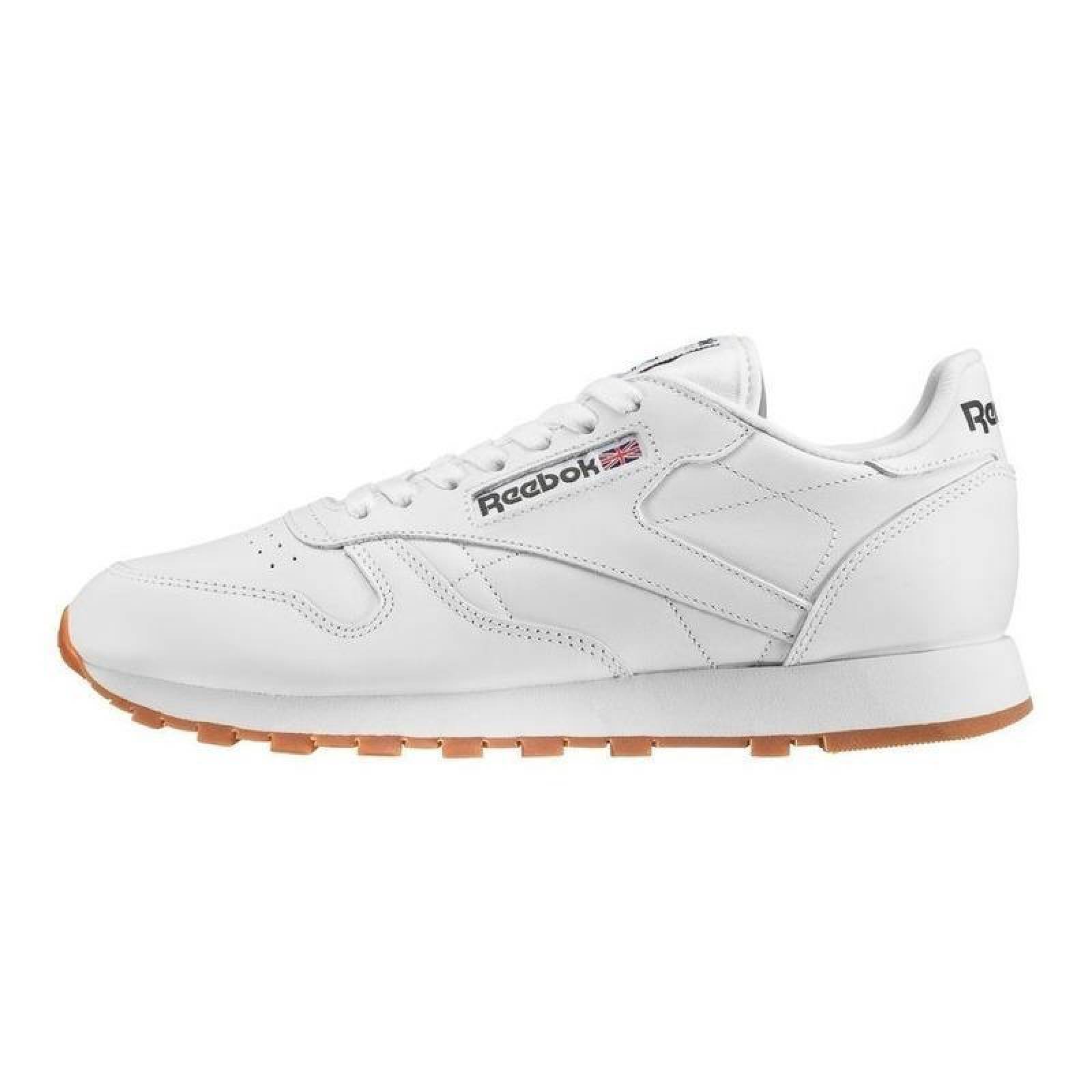 Reebok Classic Leather Blanco-liga Hombre 