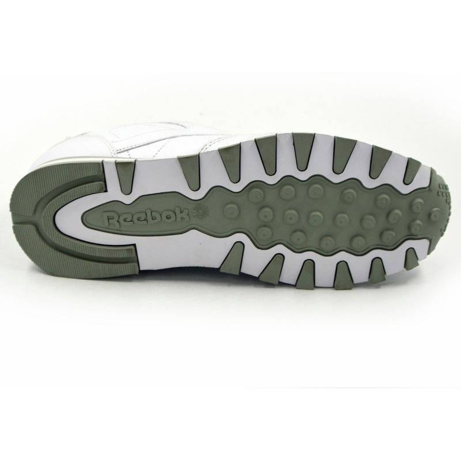 Reebok Classic Leather Blanco-gris Hombre 2214 