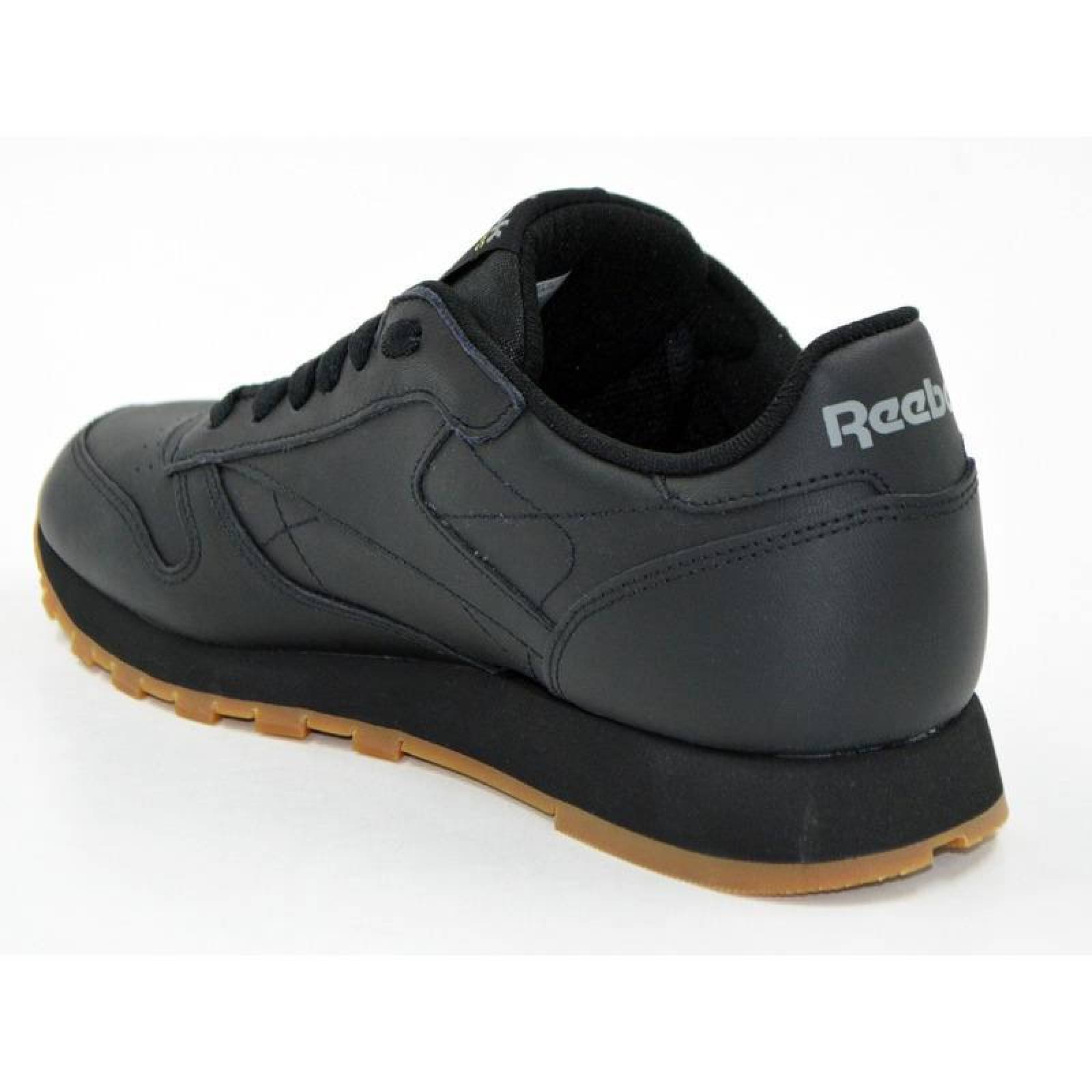 Reebok Classic Leather Negro /piel/hombre Originales 49800 