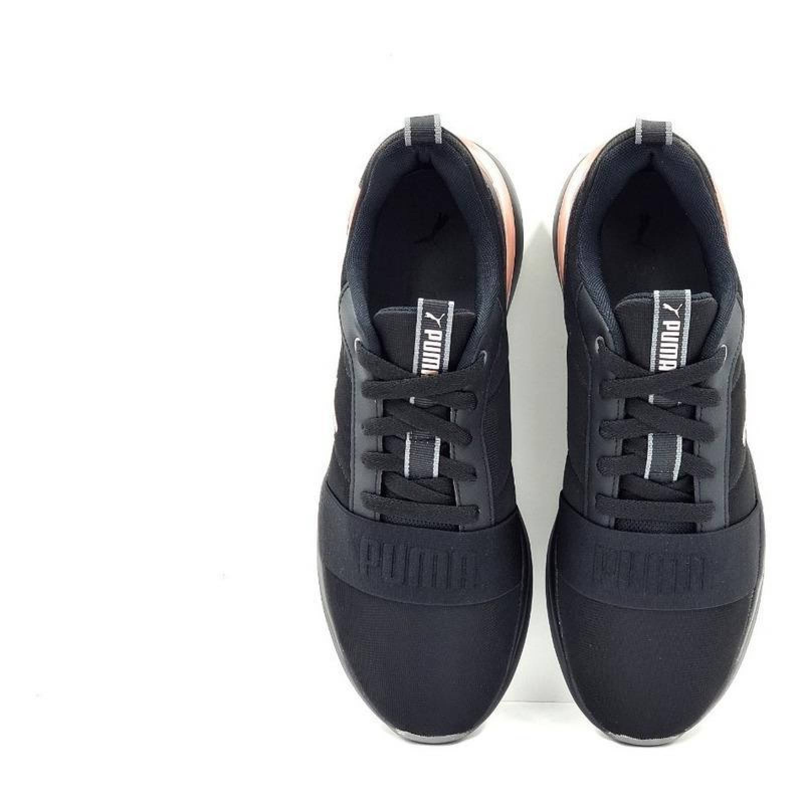 Tenis Puma Rose Plus 37489701 Negro/rose Gold Juvenil 