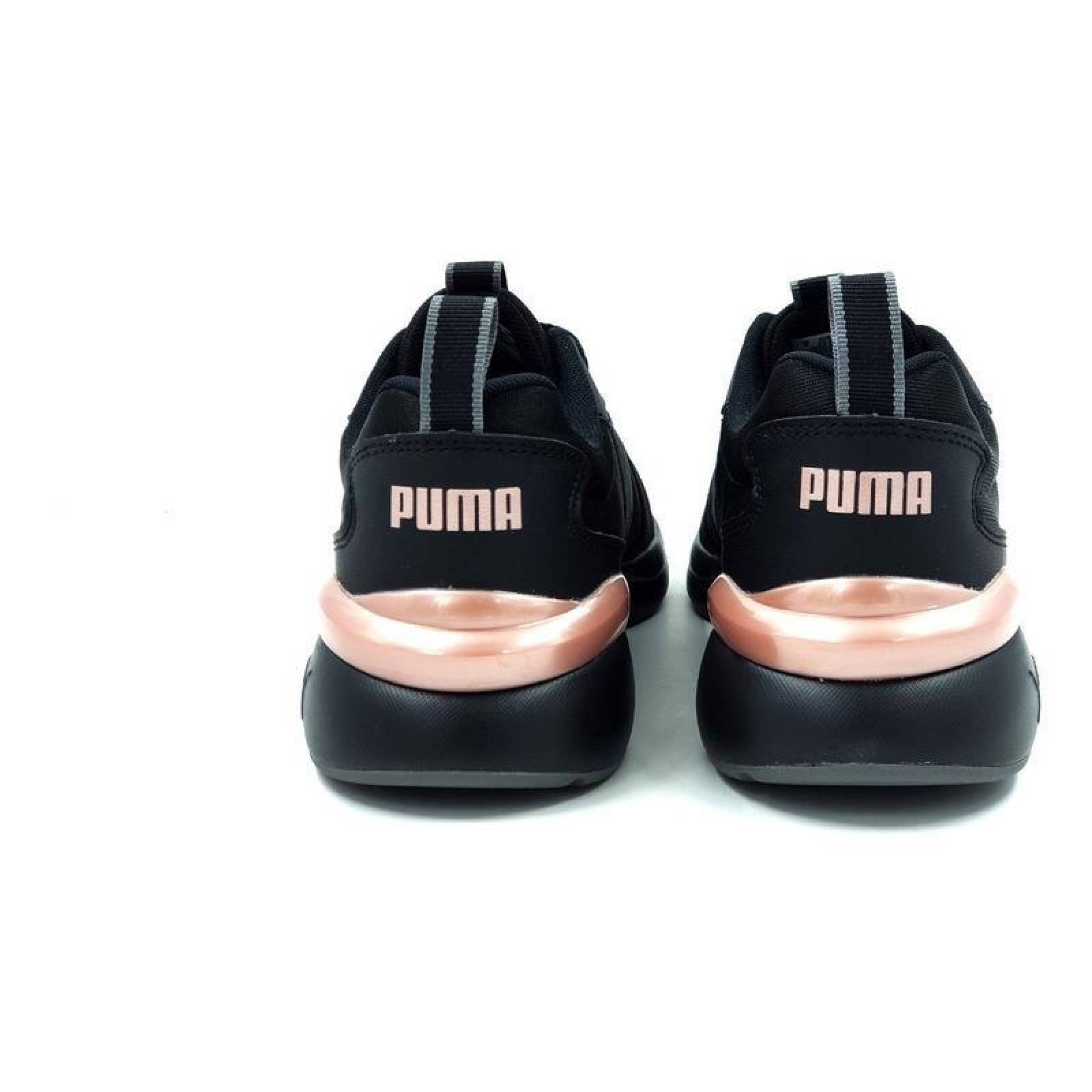 Tenis Puma Rose Plus 37489701 Negro/rose Gold Juvenil 