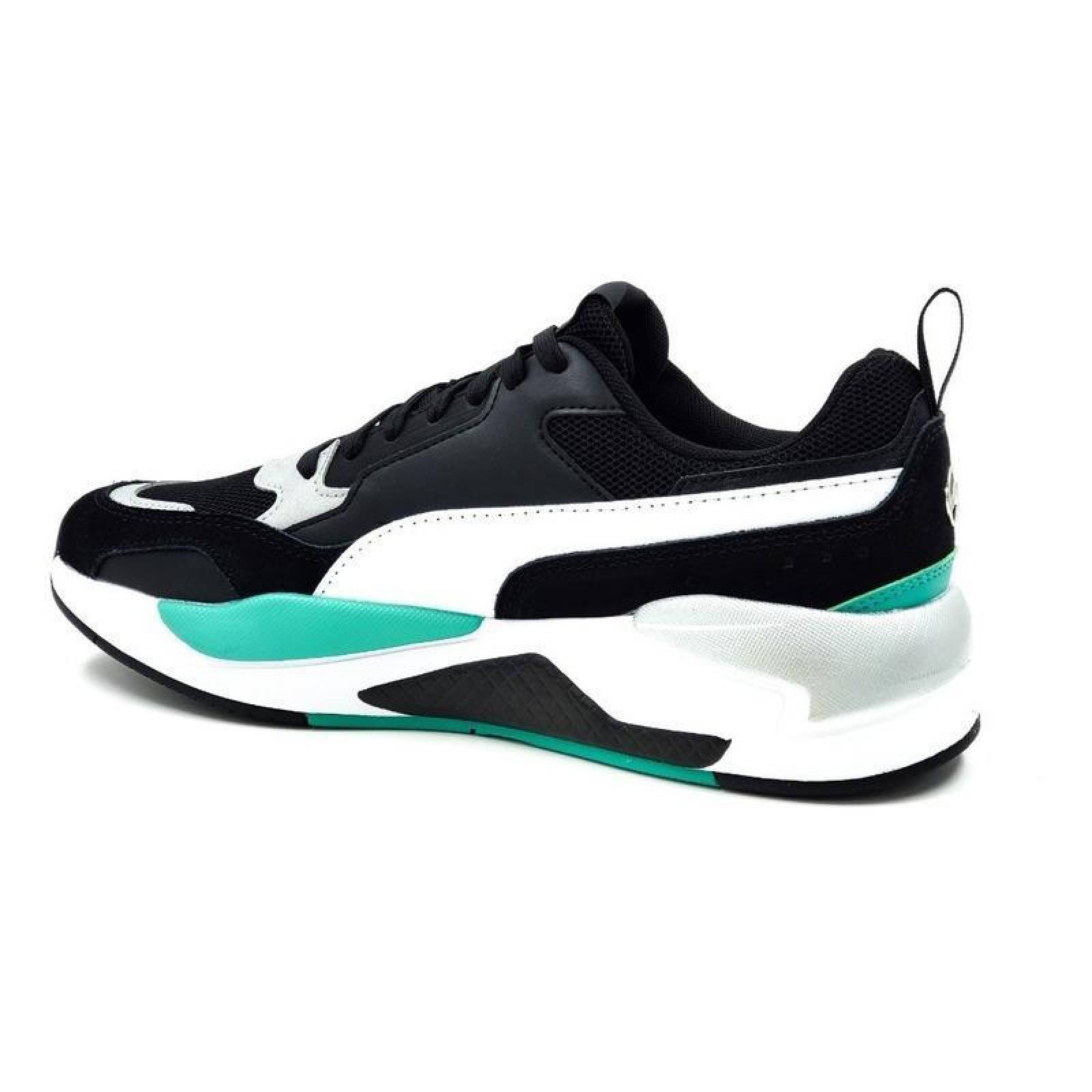 Tenis puma clearance gris con verde