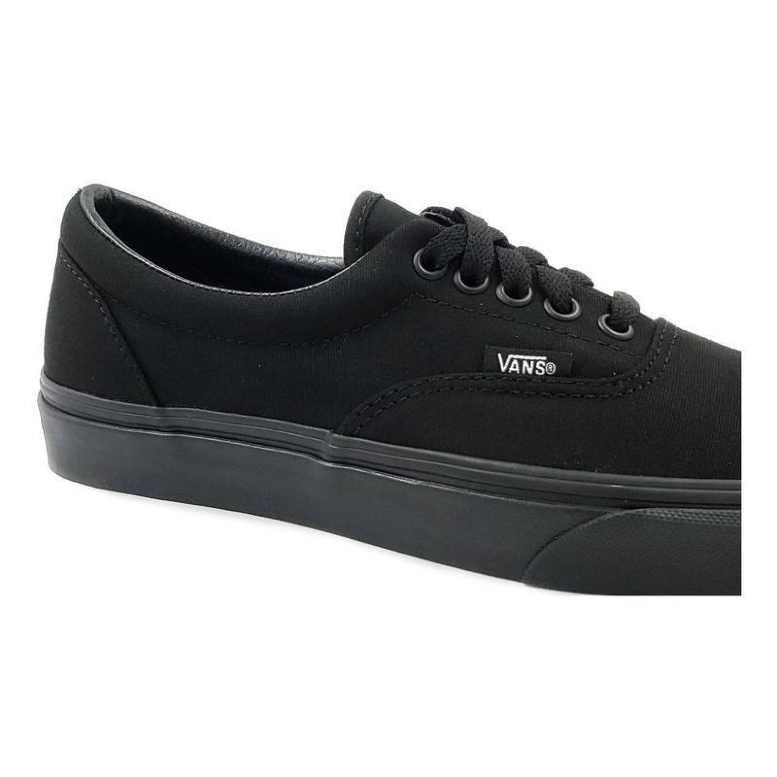 Tenis Vans Era Vn000qfkbka Negro/negro Tallas: 22 Al 29