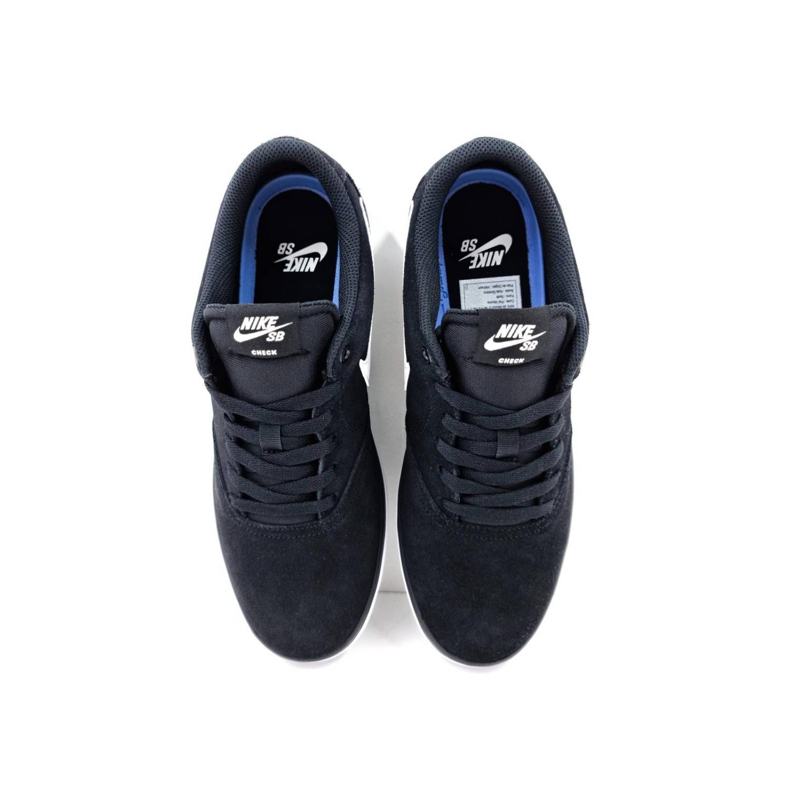 Tenis Nike Sb Check Solar 843895001 Negro/Blanco-Hombre 