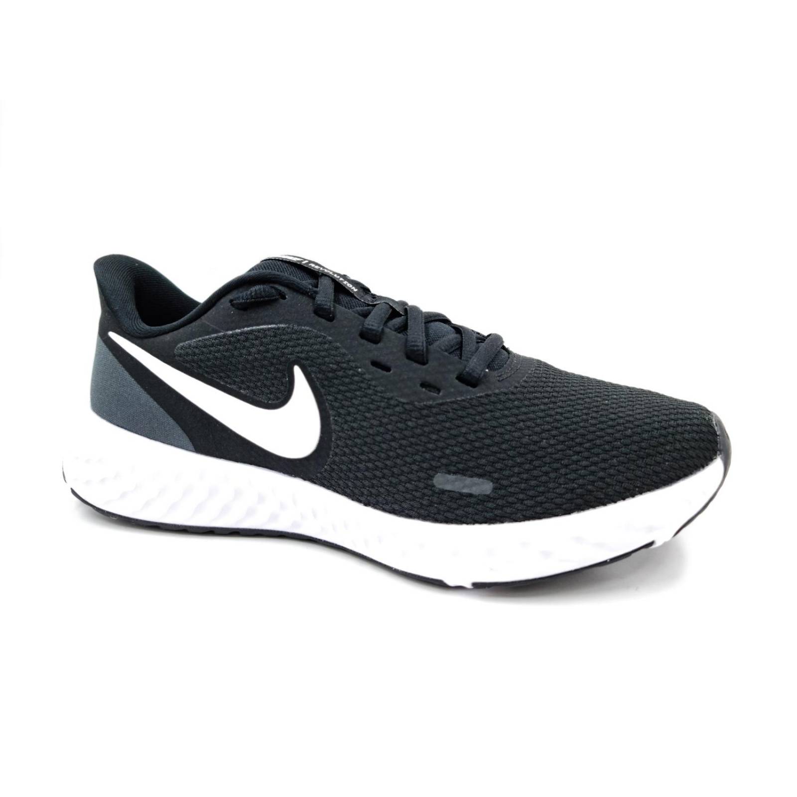 Tenis Nike Revolution 5 BQ3207002 Negro/Blanco-Mujer 