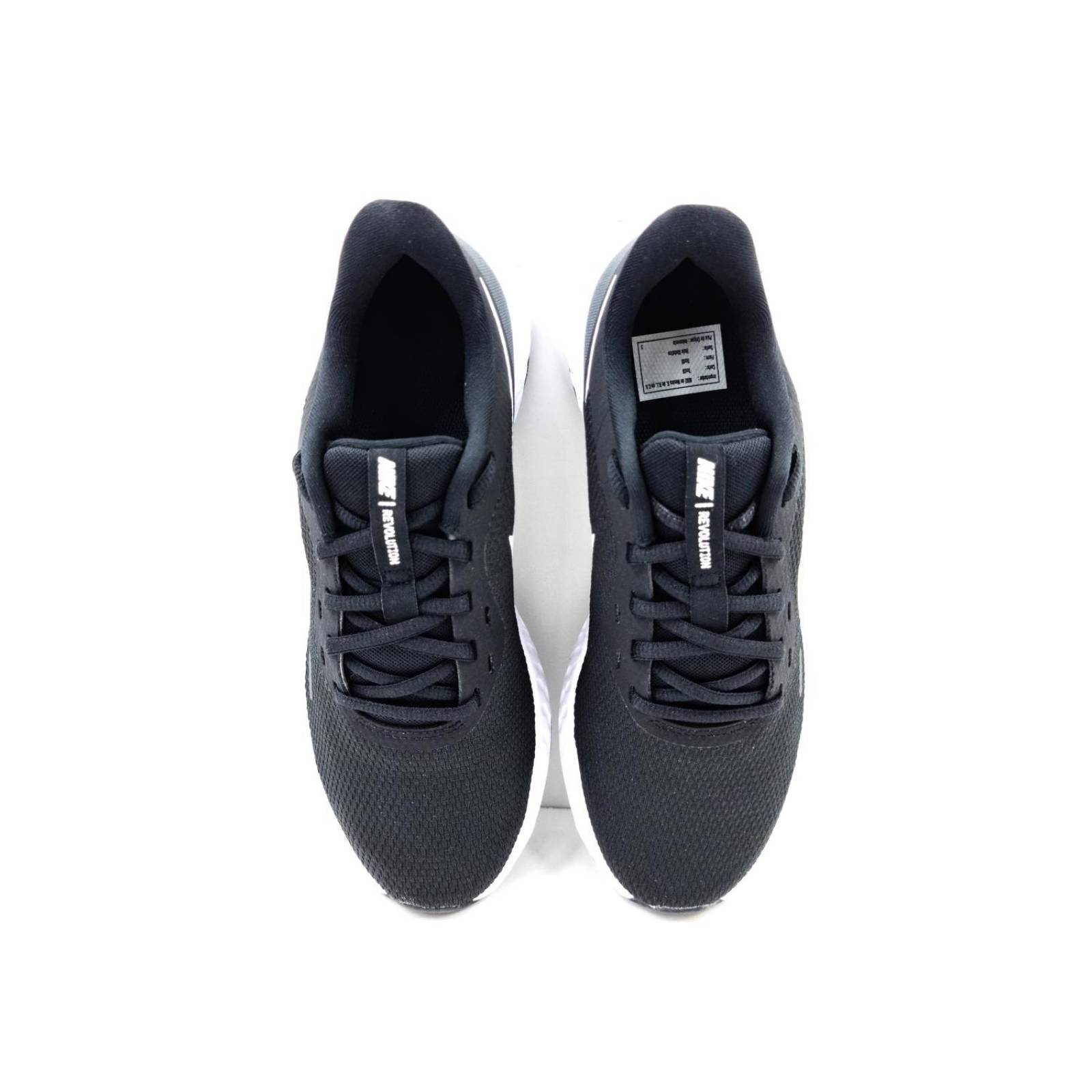 Tenis Nike Revolution 5 BQ3207002 Negro/Blanco-Mujer 