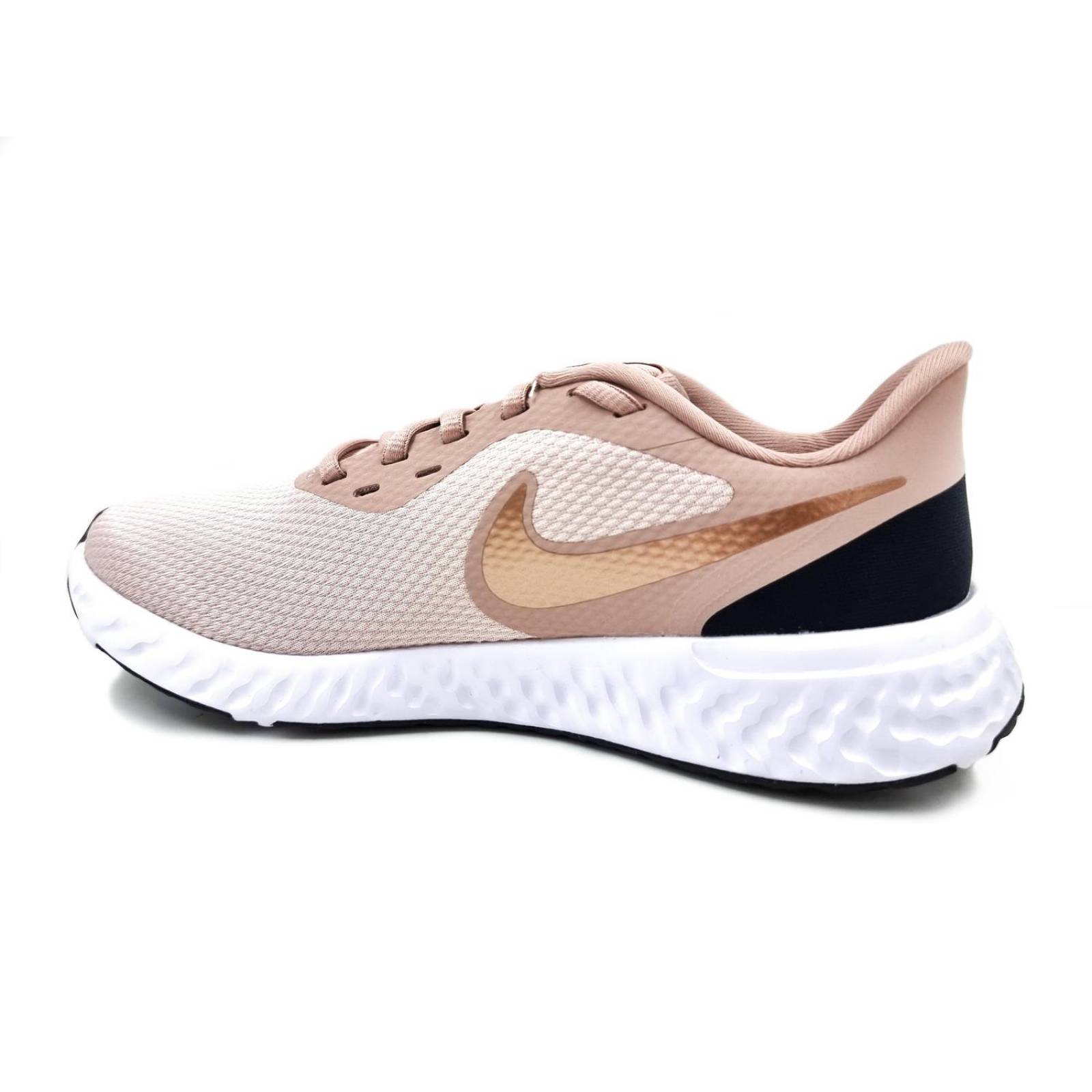 Tenis Nike Revolution 5 BQ3207600 Rosa Oro-Mujer 