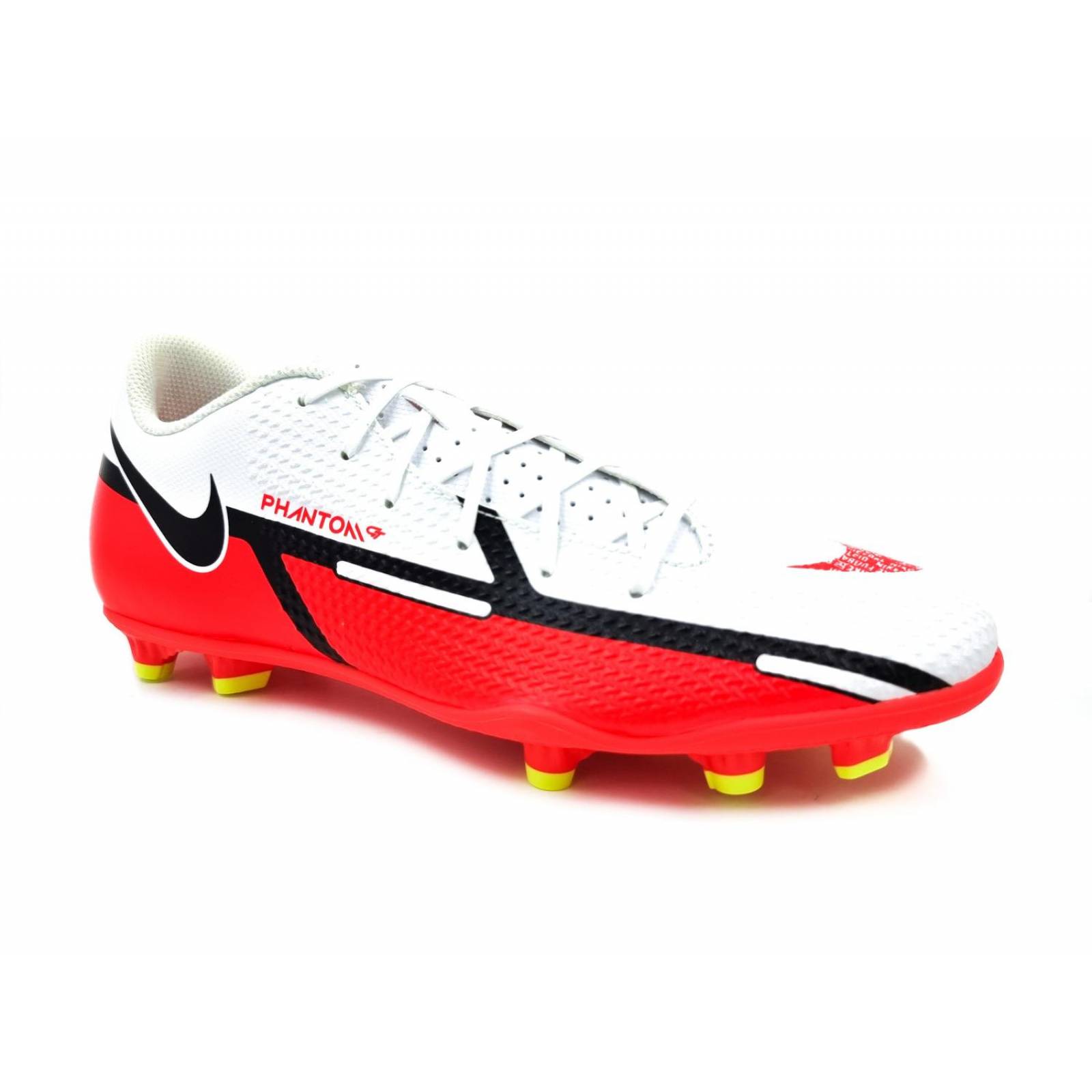 Tenis Soccer Nike Phantom GT2 Club FG/MG DA5640167 Blanco/Naranja-Hombre 