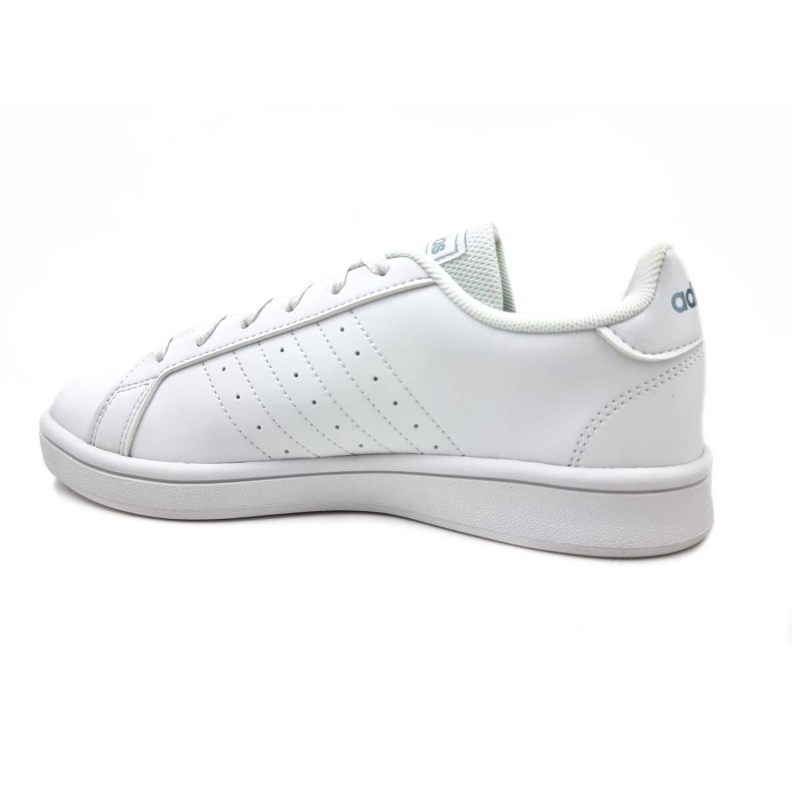 Tenis Adidas Grand Court Base GZ8164 Blanco/Azul-Juvenil 