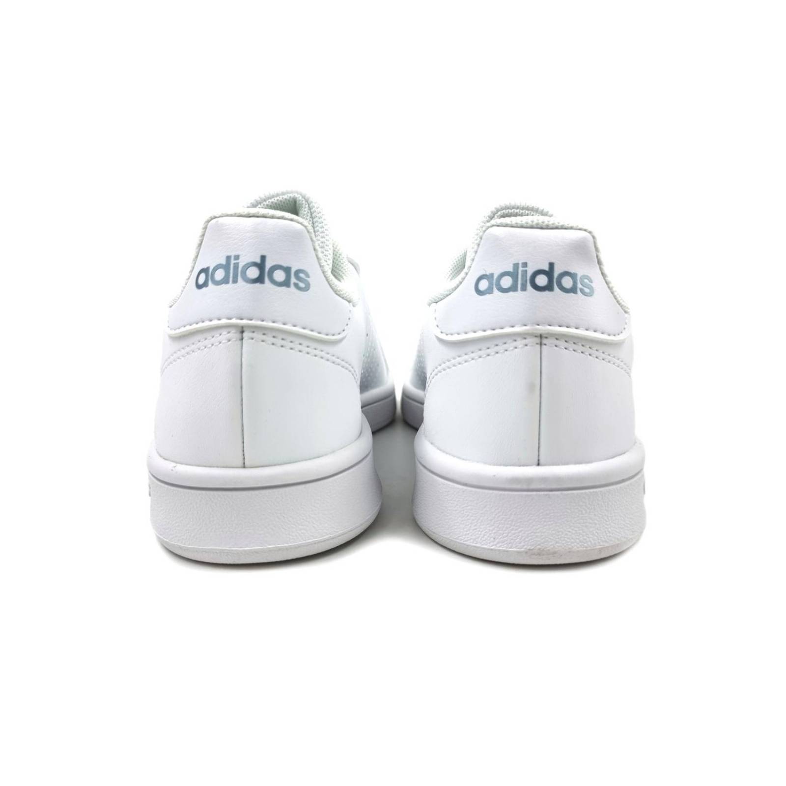 Tenis Adidas Grand Court Base GZ8164 Blanco/Azul-Juvenil 