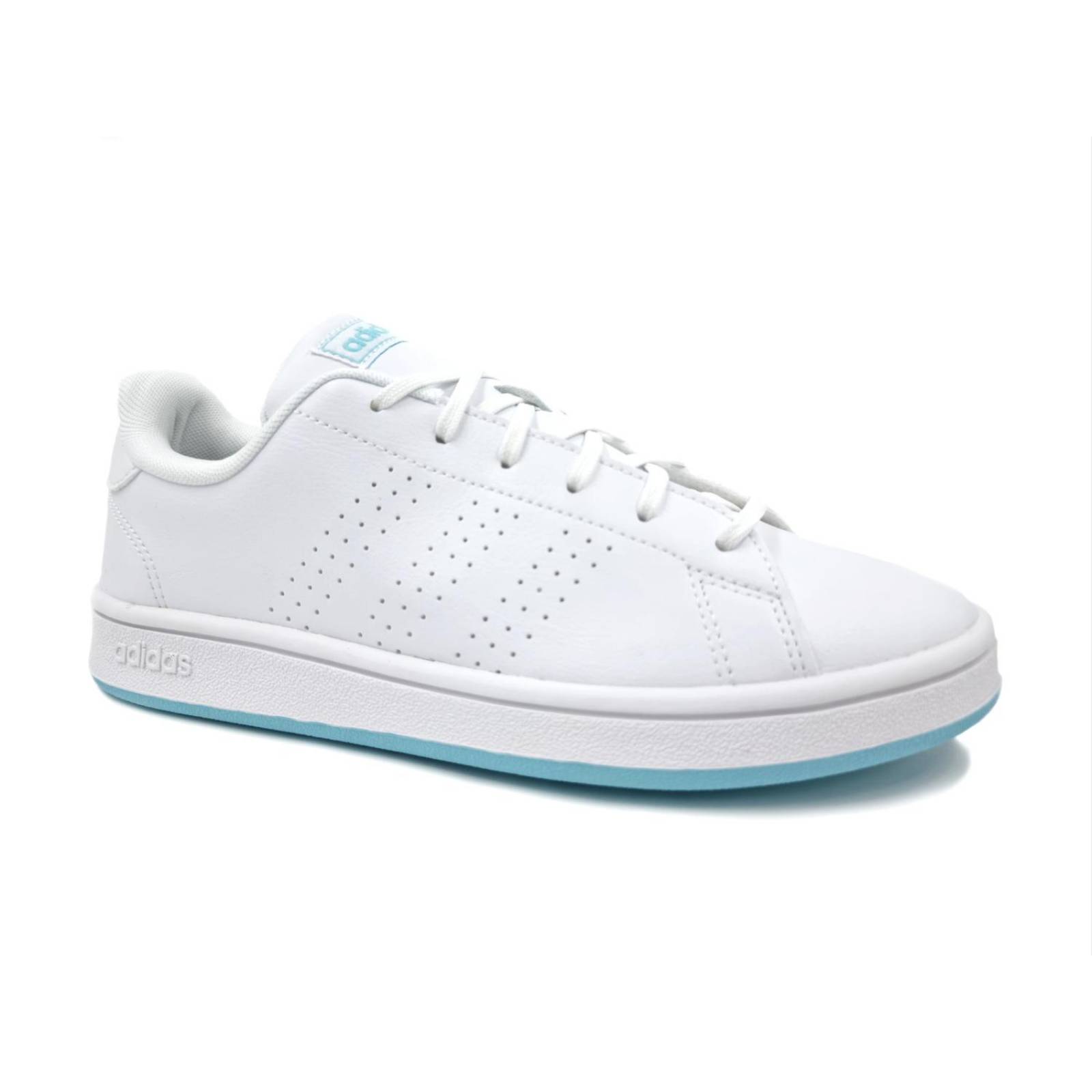 Tenis Adidas Advantage Base GZ8104 Blanco/Azul-Mujer 