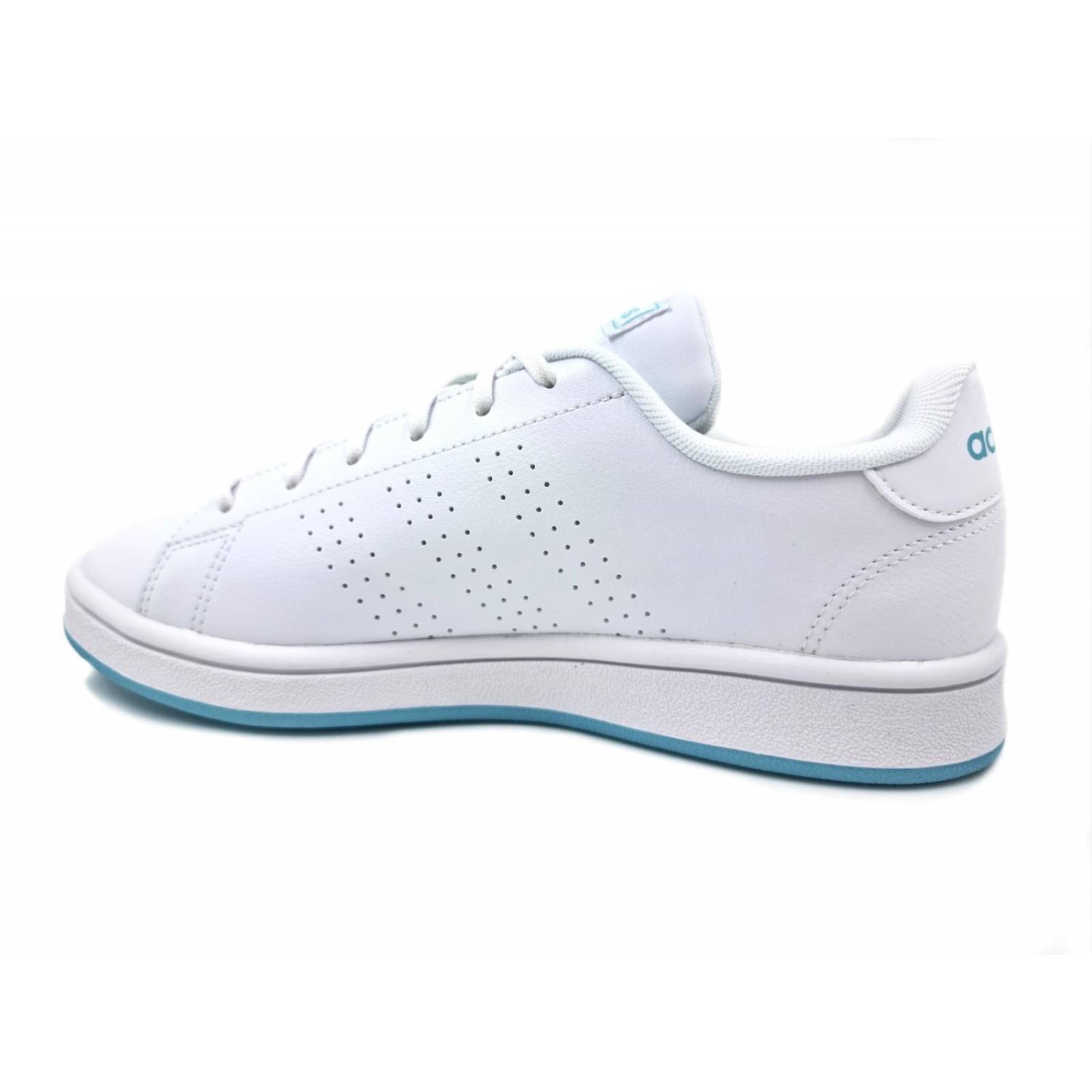 Tenis Adidas Advantage Base GZ8104 Blanco/Azul-Mujer 