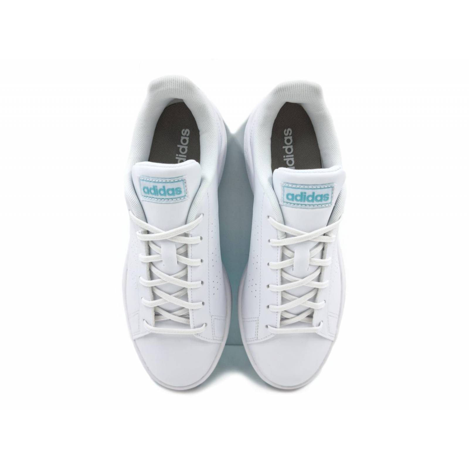 Tenis Adidas Advantage Base GZ8104 Blanco/Azul-Mujer 