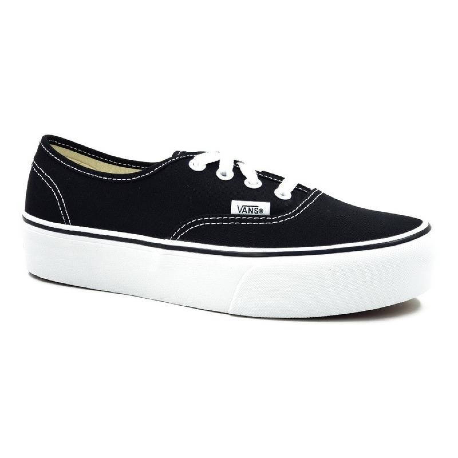 Tenis Vans Moda Plataforma Authentic Mujer Mod: Vn0a3av8blk