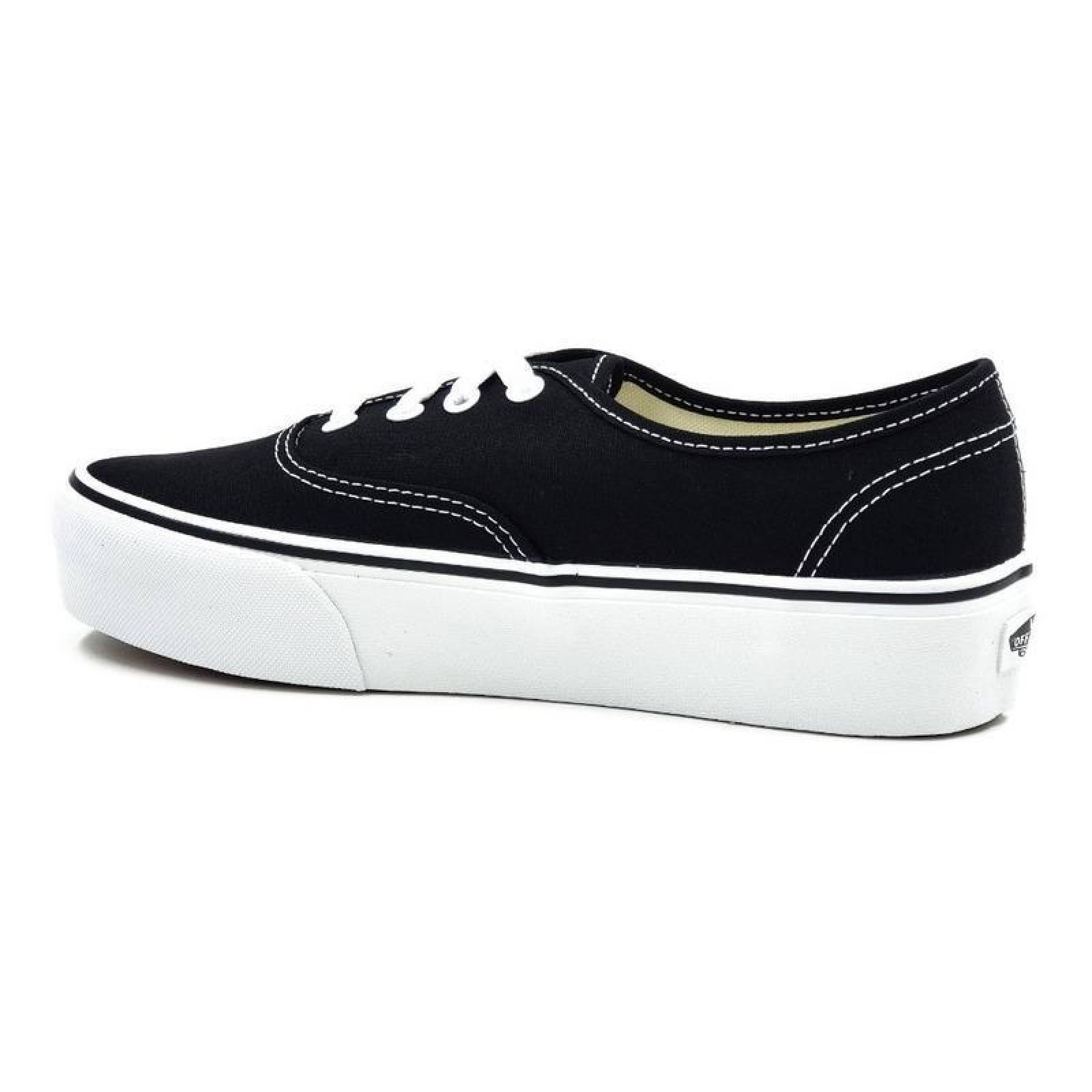 Tenis Vans Moda Plataforma Authentic Mujer Mod: Vn0a3av8blk
