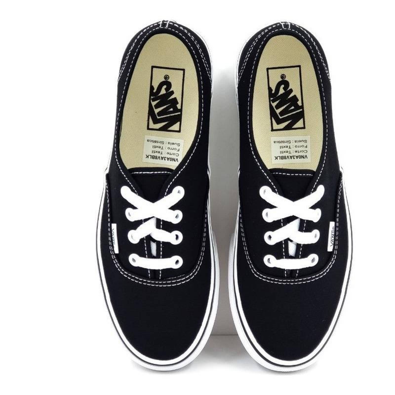 Tenis Vans Moda Plataforma Authentic Mujer Mod: Vn0a3av8blk