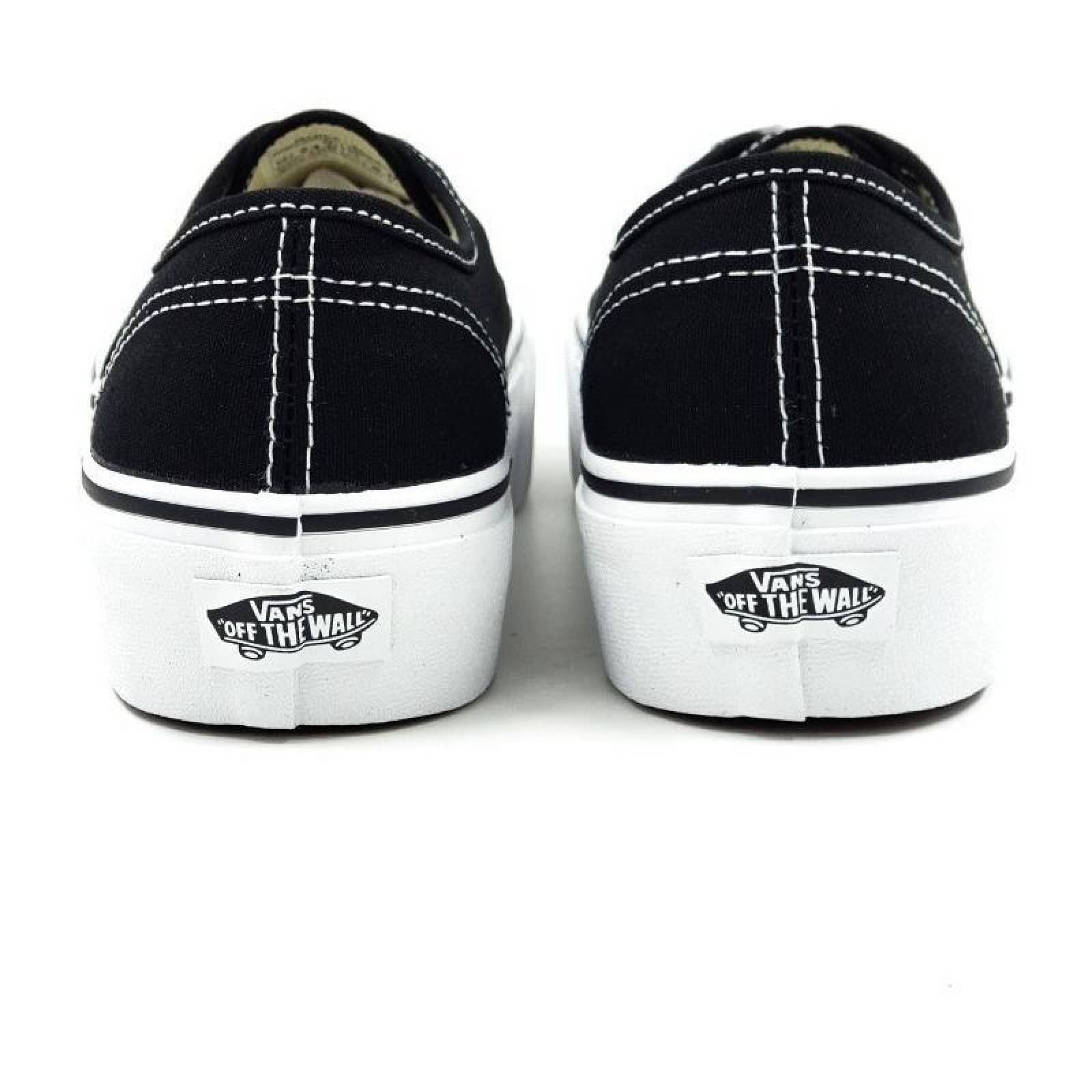 Tenis Vans Moda Plataforma Authentic Mujer Mod: Vn0a3av8blk