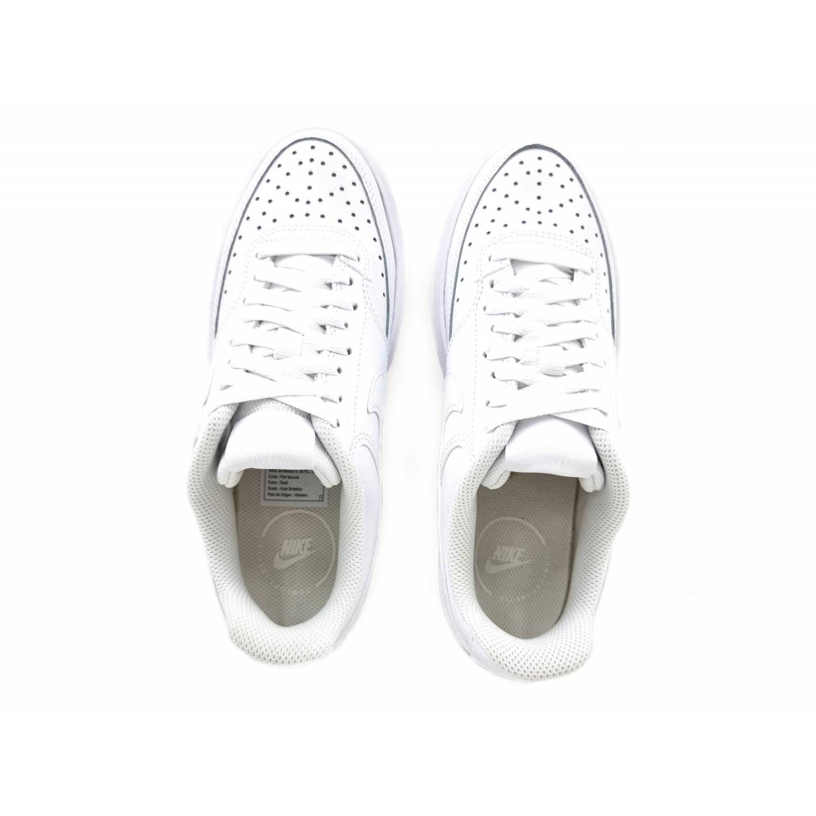 Tenis Nike Court Vision De Plataforma LTR DM0113100 Blanco-Mujer 