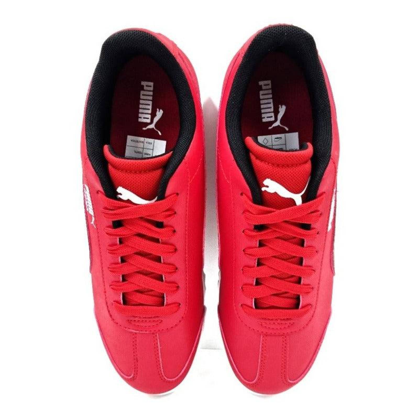 Tenis Puma Roma Ferrari Para Ni os Jr 33997305 Color Rojo