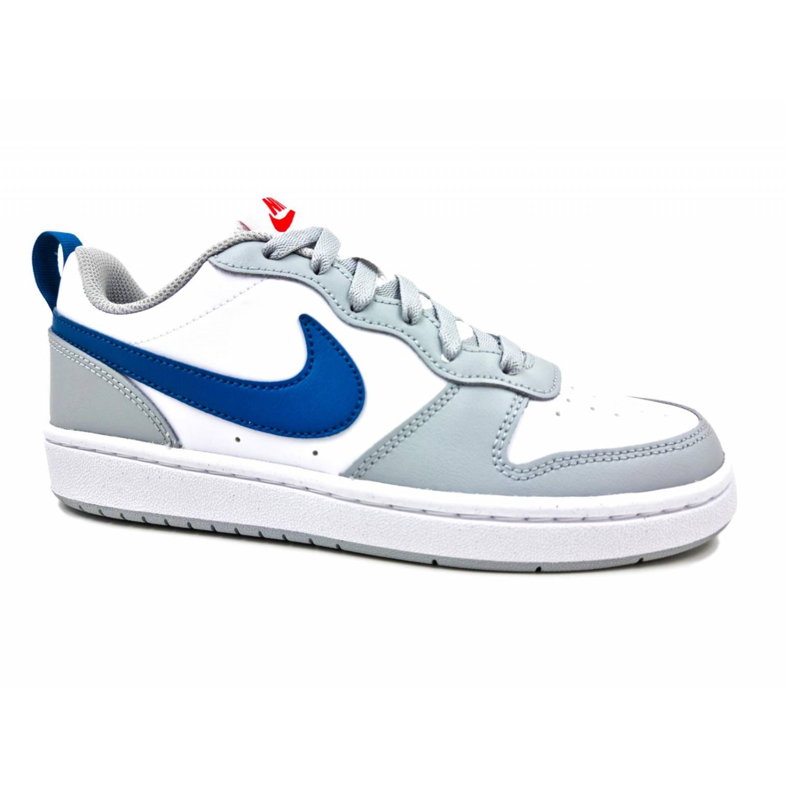 Tenis Nike Court Borough Low 2 BQ5448117 Gris/Blanco-Juvenil 