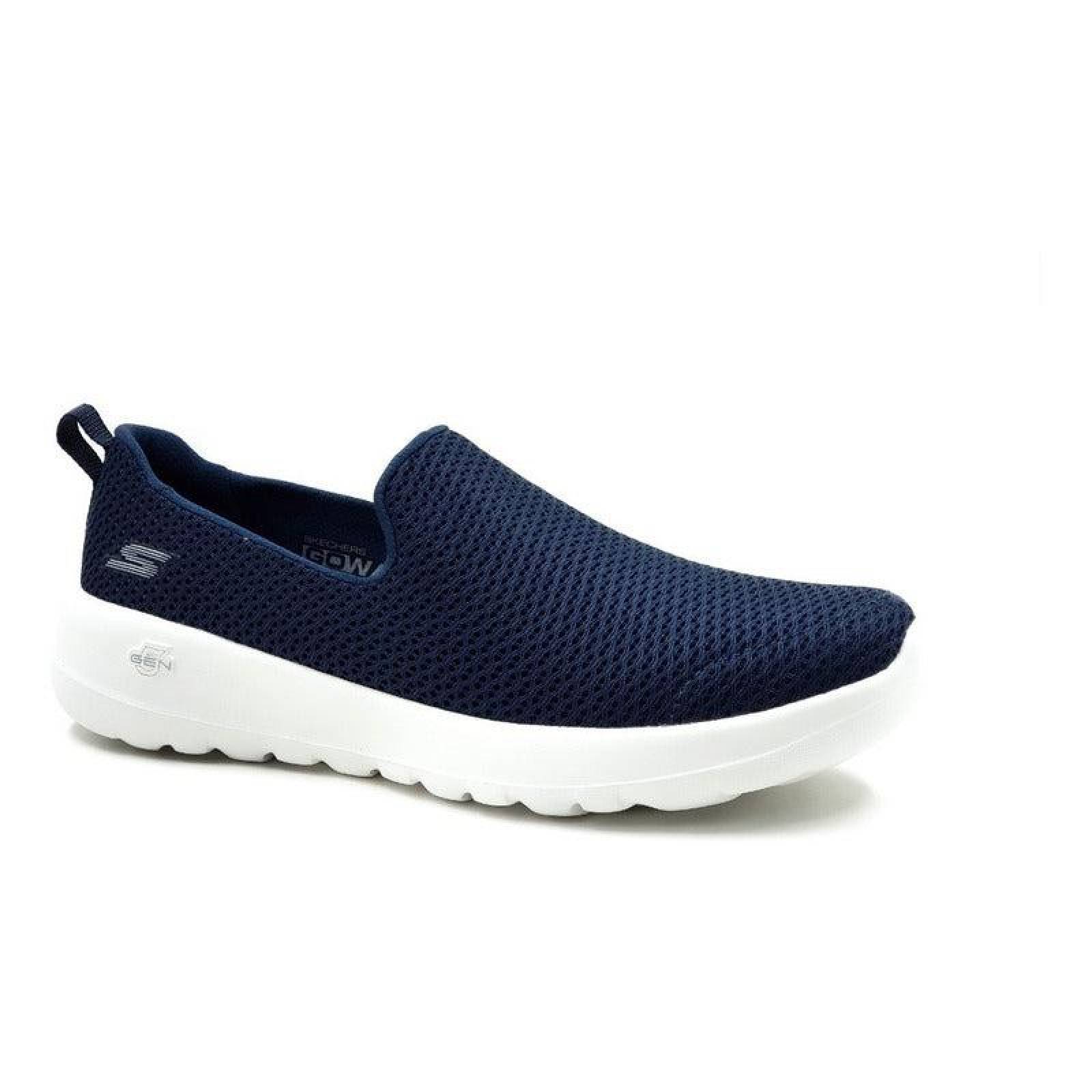 Tenis Skechers Slip Casual Para Mujer Gowalk Joy 15600 Azul 