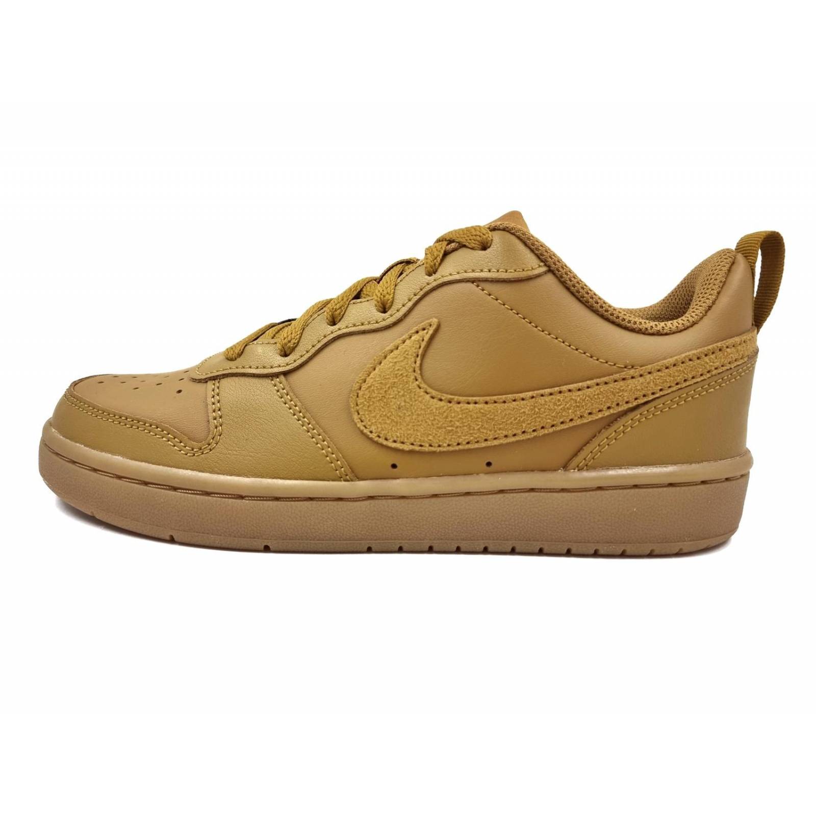 Tenis Nike Court Borough Low 2 (GS) Cafe/Goma-Juvenil BQ5448700 