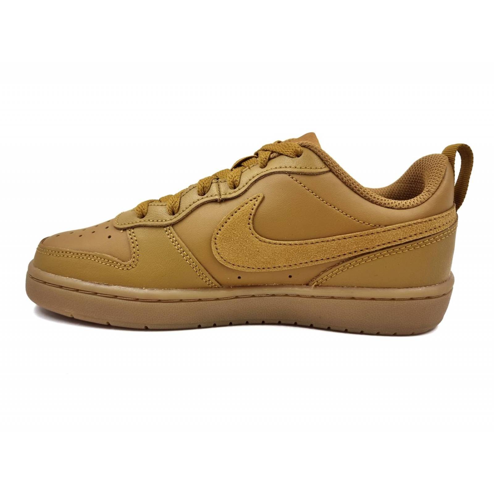 Tenis Nike Court Borough Low 2 (GS) Cafe/Goma-Juvenil BQ5448700 
